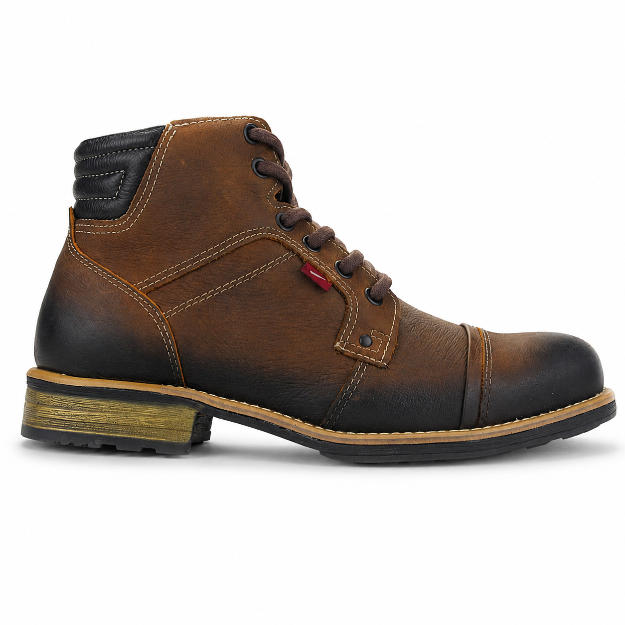 Botin Ferracini Hombre 9882 York Café Casual-0