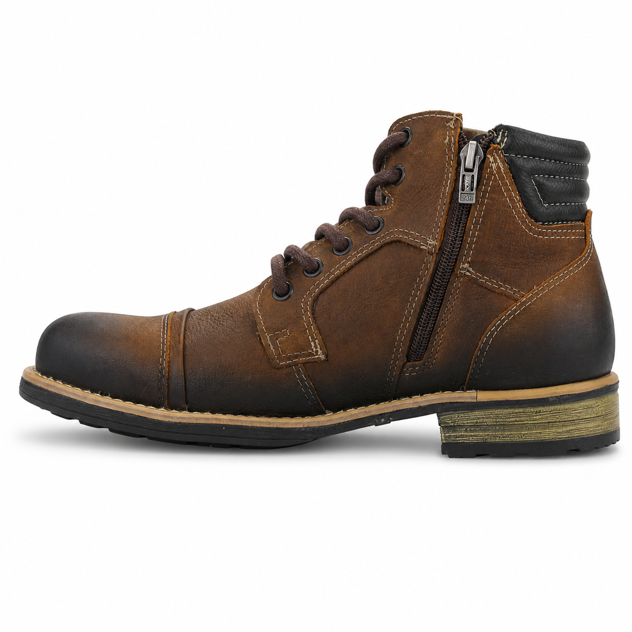 Botin Ferracini Hombre 9882 York Café Casual-1