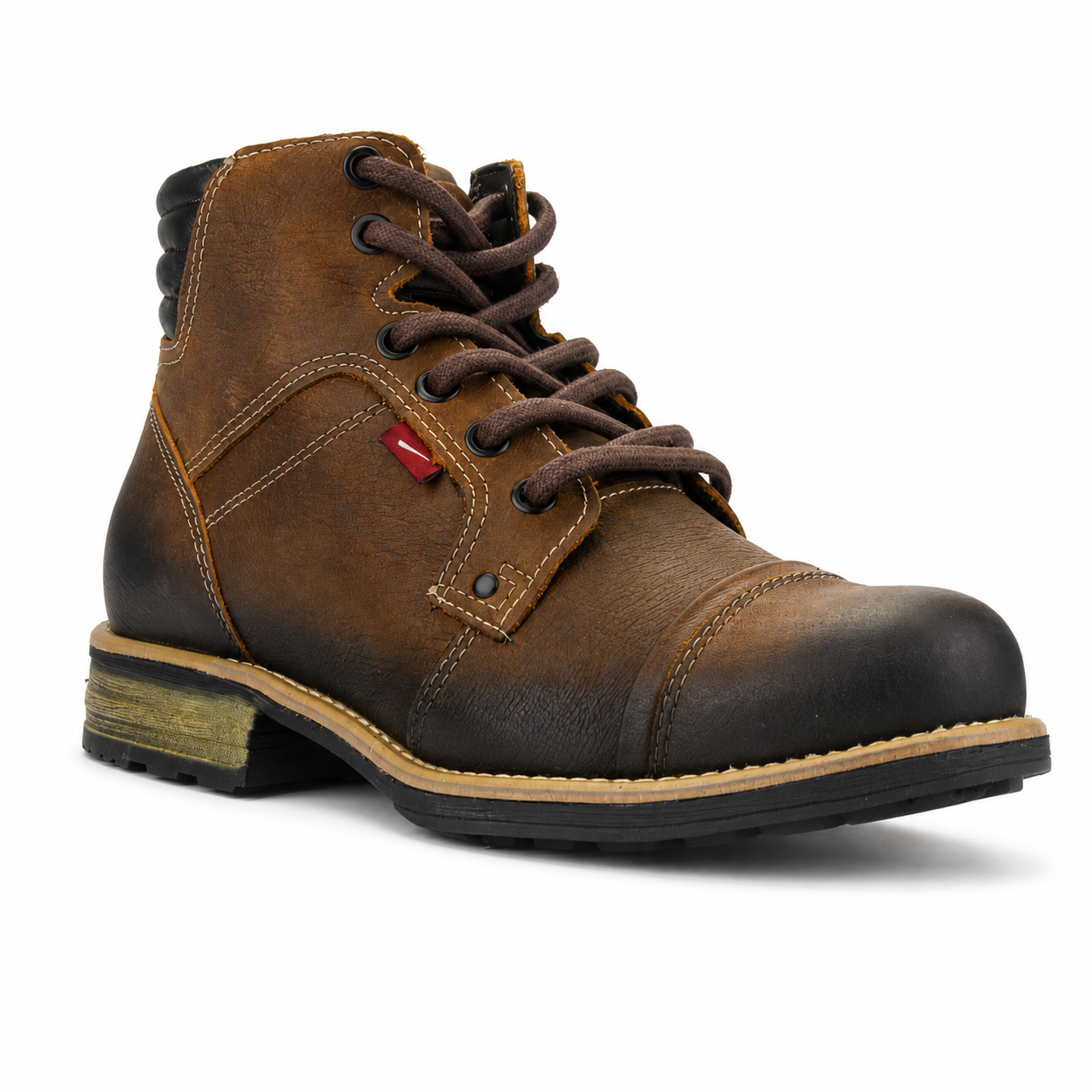 Botin Ferracini Hombre 9882 York Café Casual-2