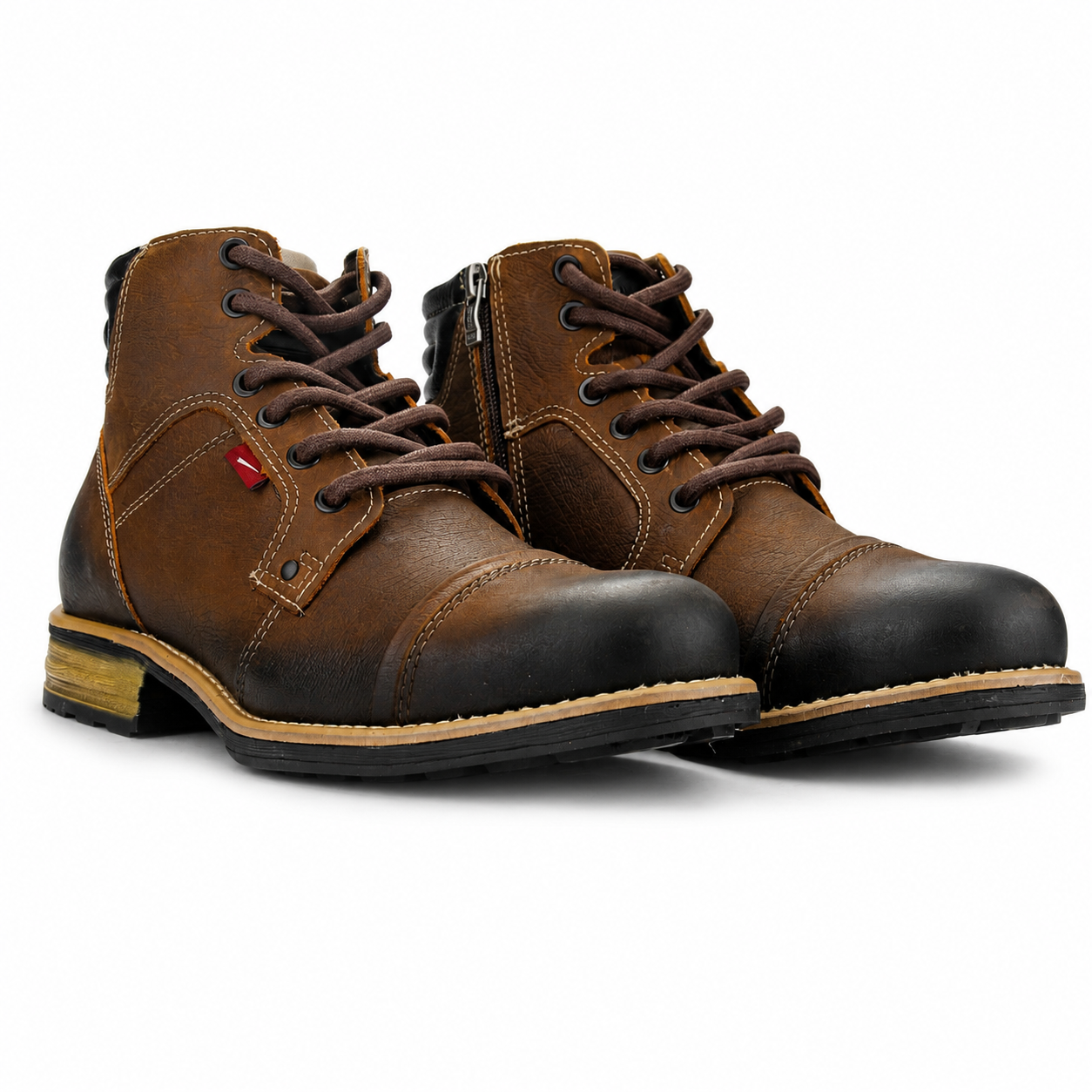 Botin Ferracini Hombre 9882 York Café Casual-4