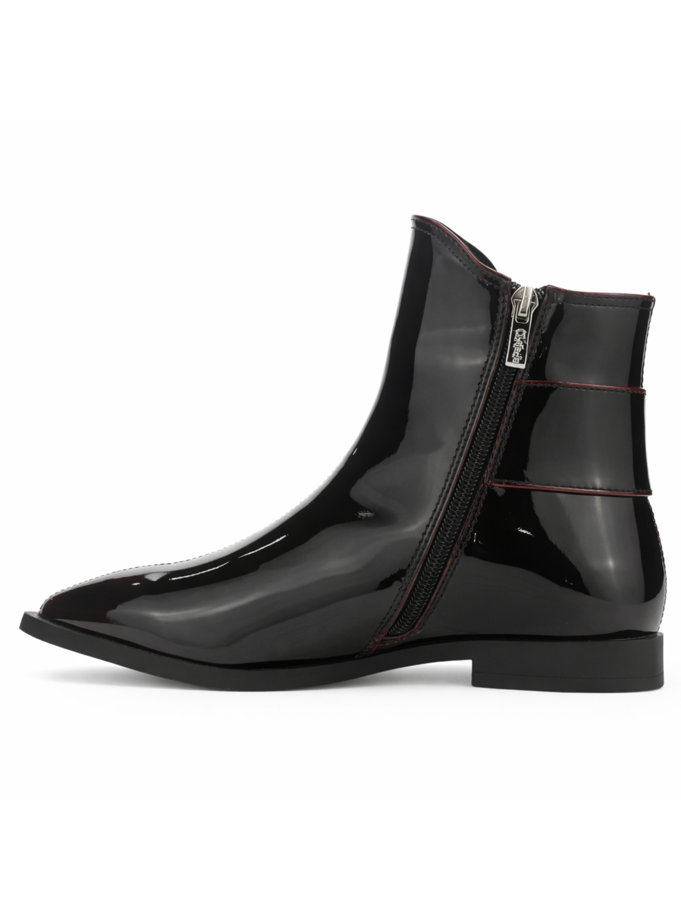 Botin Burdeo Mujer Casual Chalada Slik-1