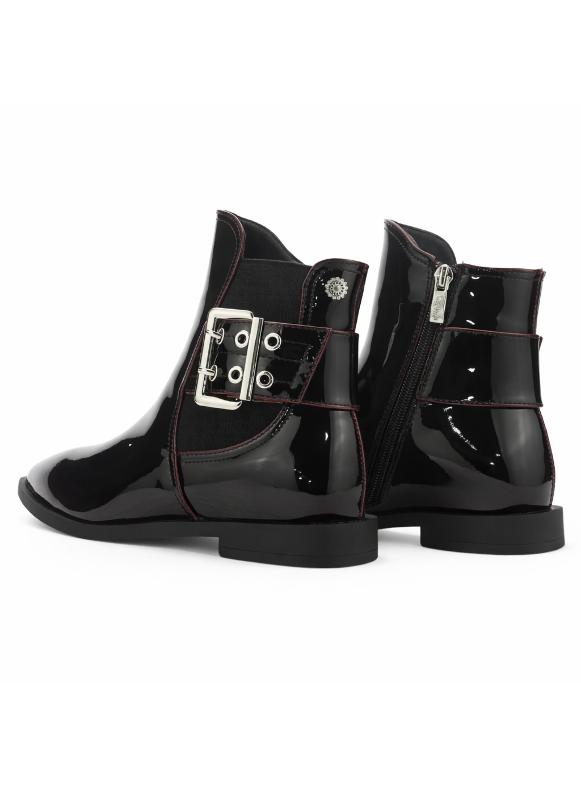 Botin Burdeo Mujer Casual Chalada Slik-5