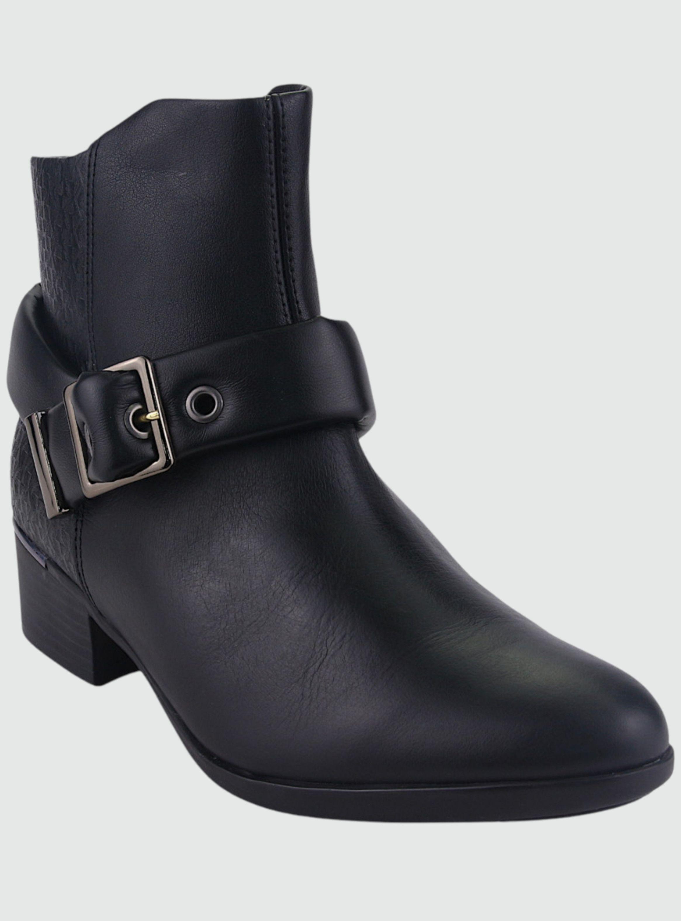 Botin Comfortflex Mujer 2269303 Negro Moda-2