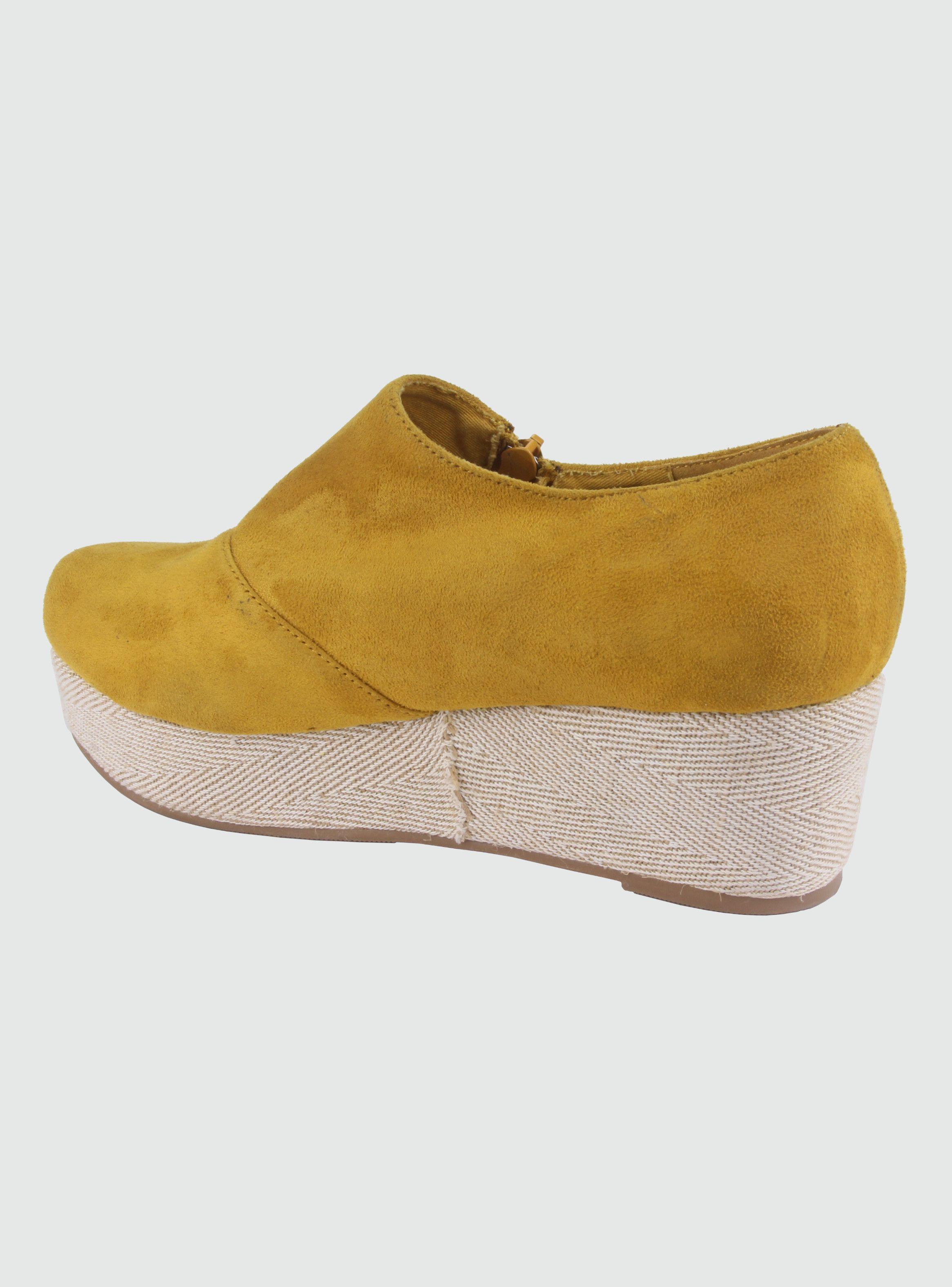 Zapato Chalada Mujer Parral-1 Amarillo Casual-1