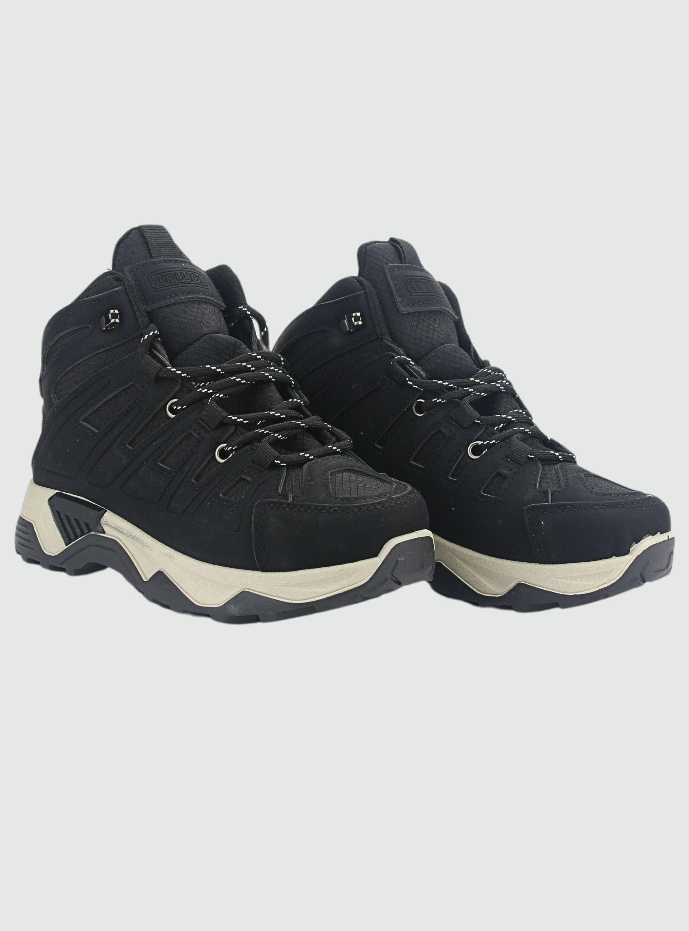 Zapatilla Chalada Mujer Pangui-1 Negro Urbano-4