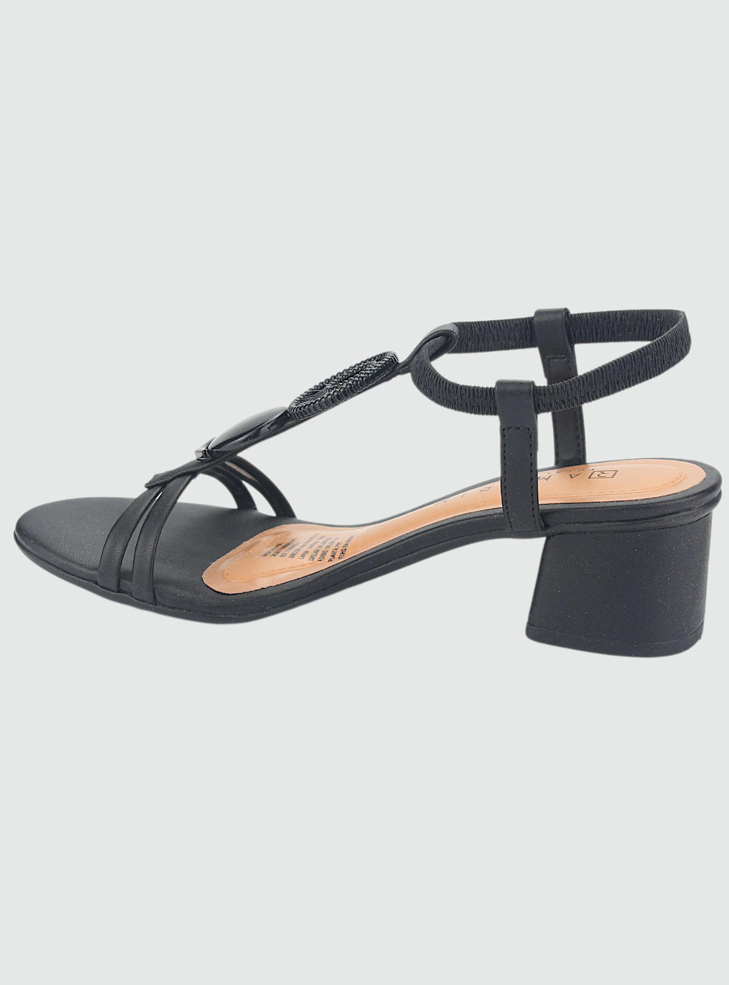 Sandalia Ramarim Mujer 235224 Negro Casual-1