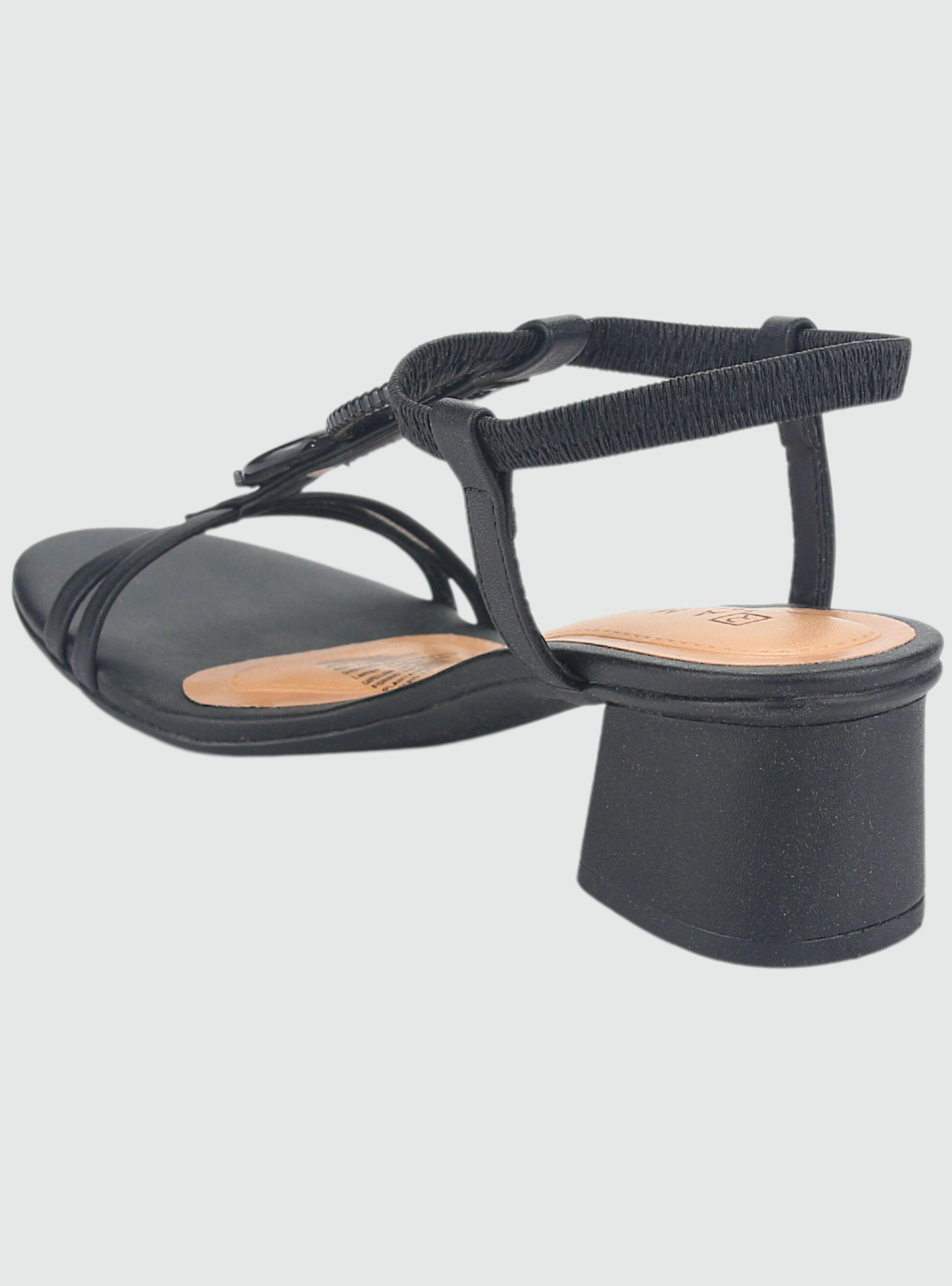 Sandalia Ramarim Mujer 235224 Negro Casual-3