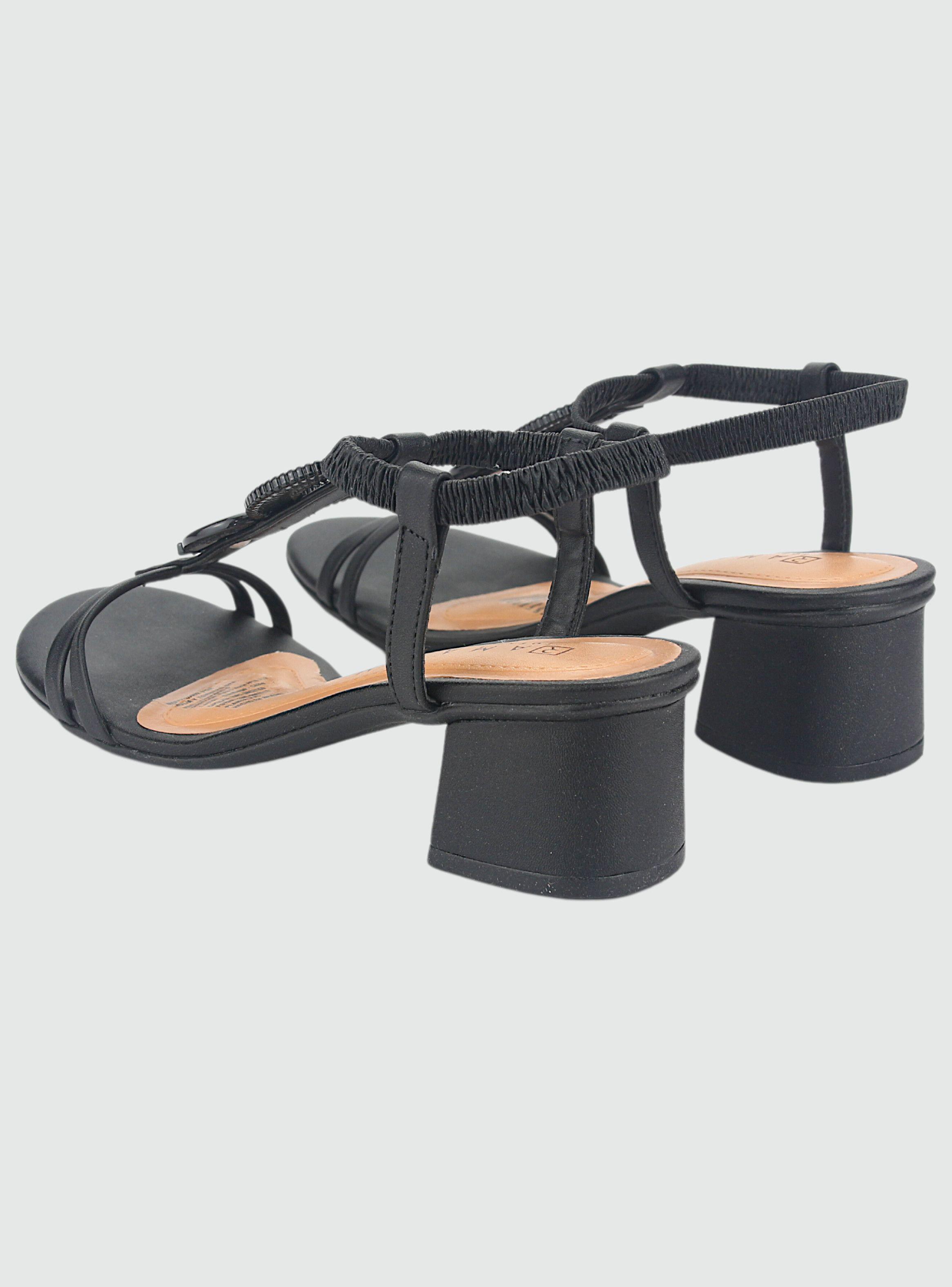 Sandalia Ramarim Mujer 235224 Negro Casual-5