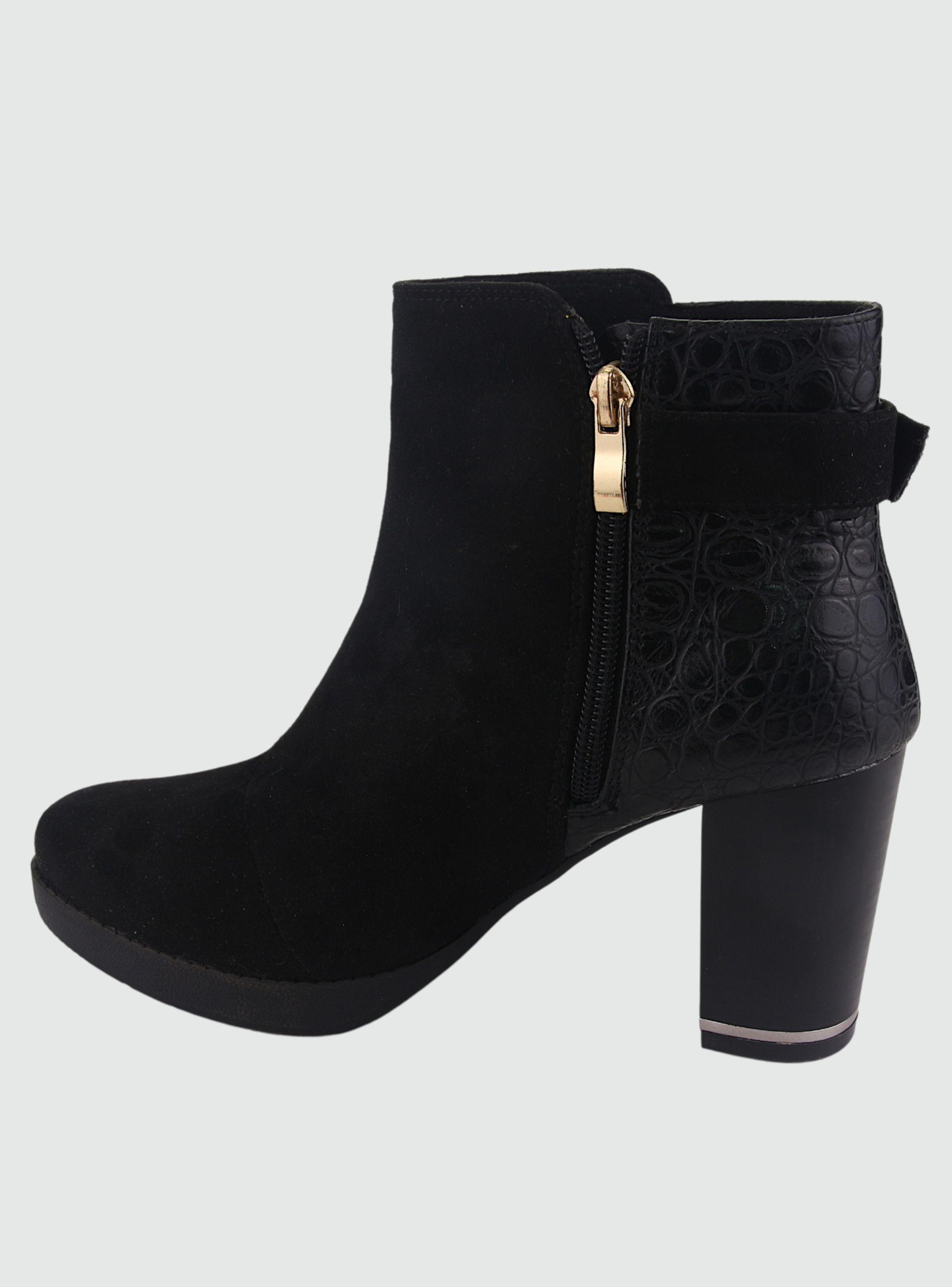 Botin Chalada Mujer Cady-3 Negro Moda-1