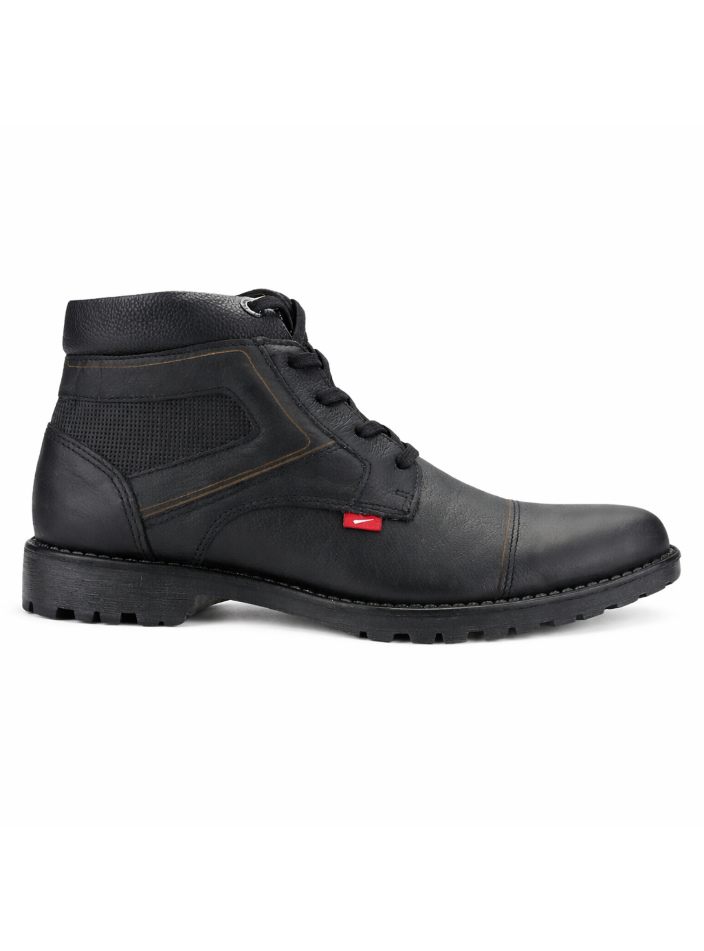 Botin Negro Hombre Casual Ferracini 9948 Cross-0