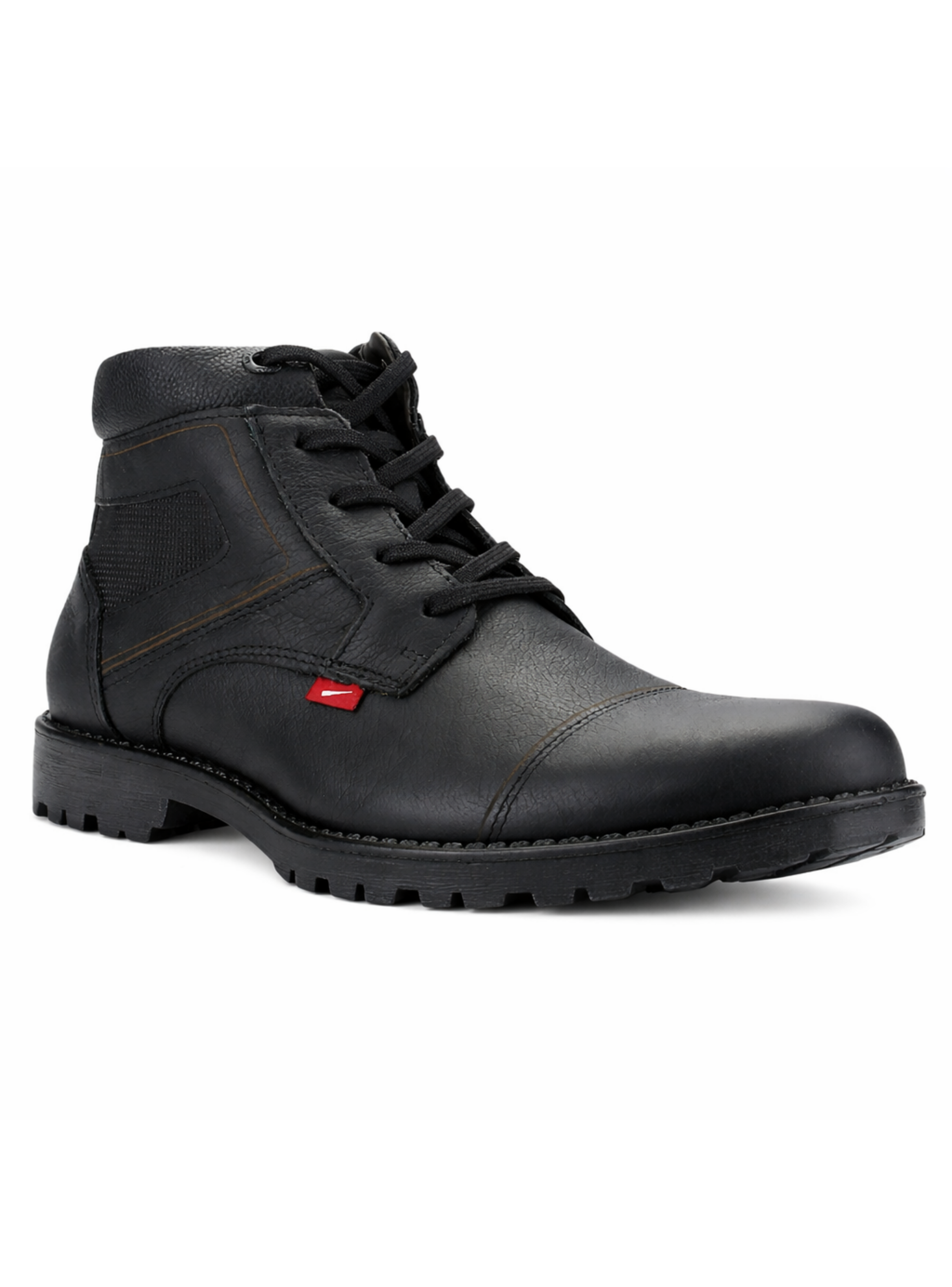 Botin Negro Hombre Casual Ferracini 9948 Cross-2