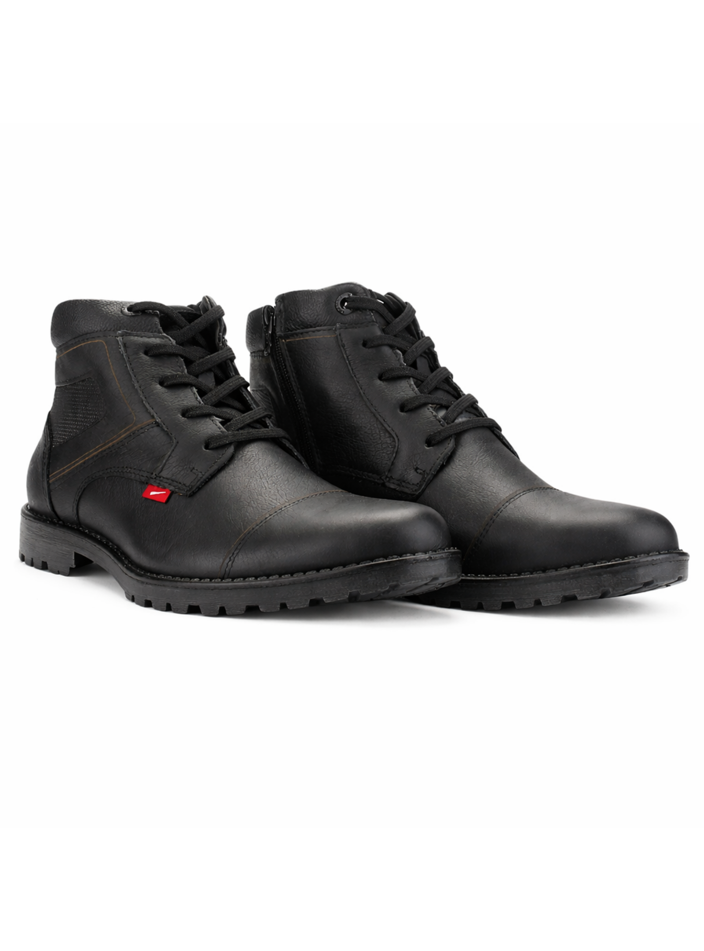 Botin Negro Hombre Casual Ferracini 9948 Cross-4