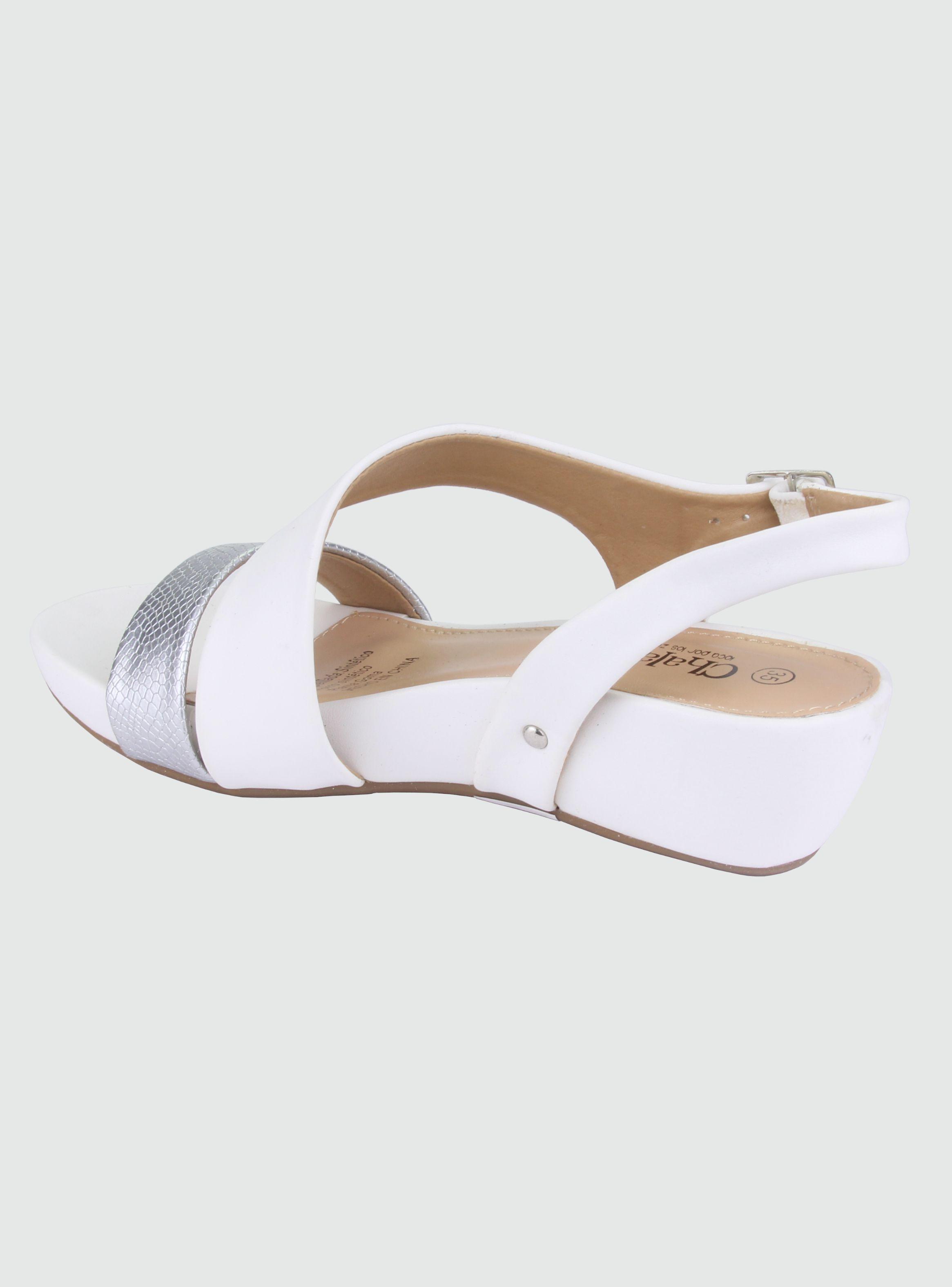 Sandalia Chalada Mujer Gitana-40 Blanco Moda-1