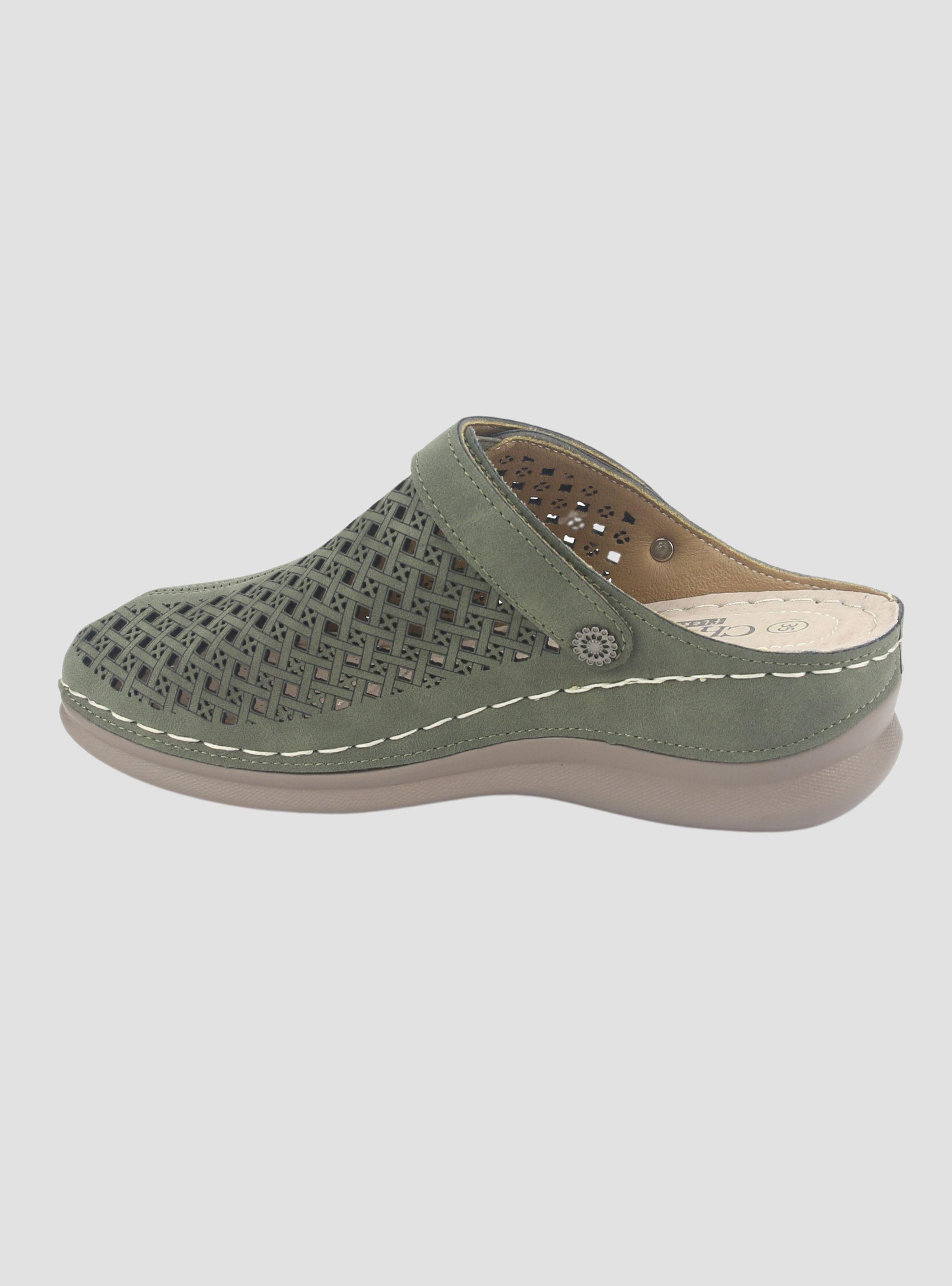 Zapato Chalada Mujer Musa-3 Verde Casual-1