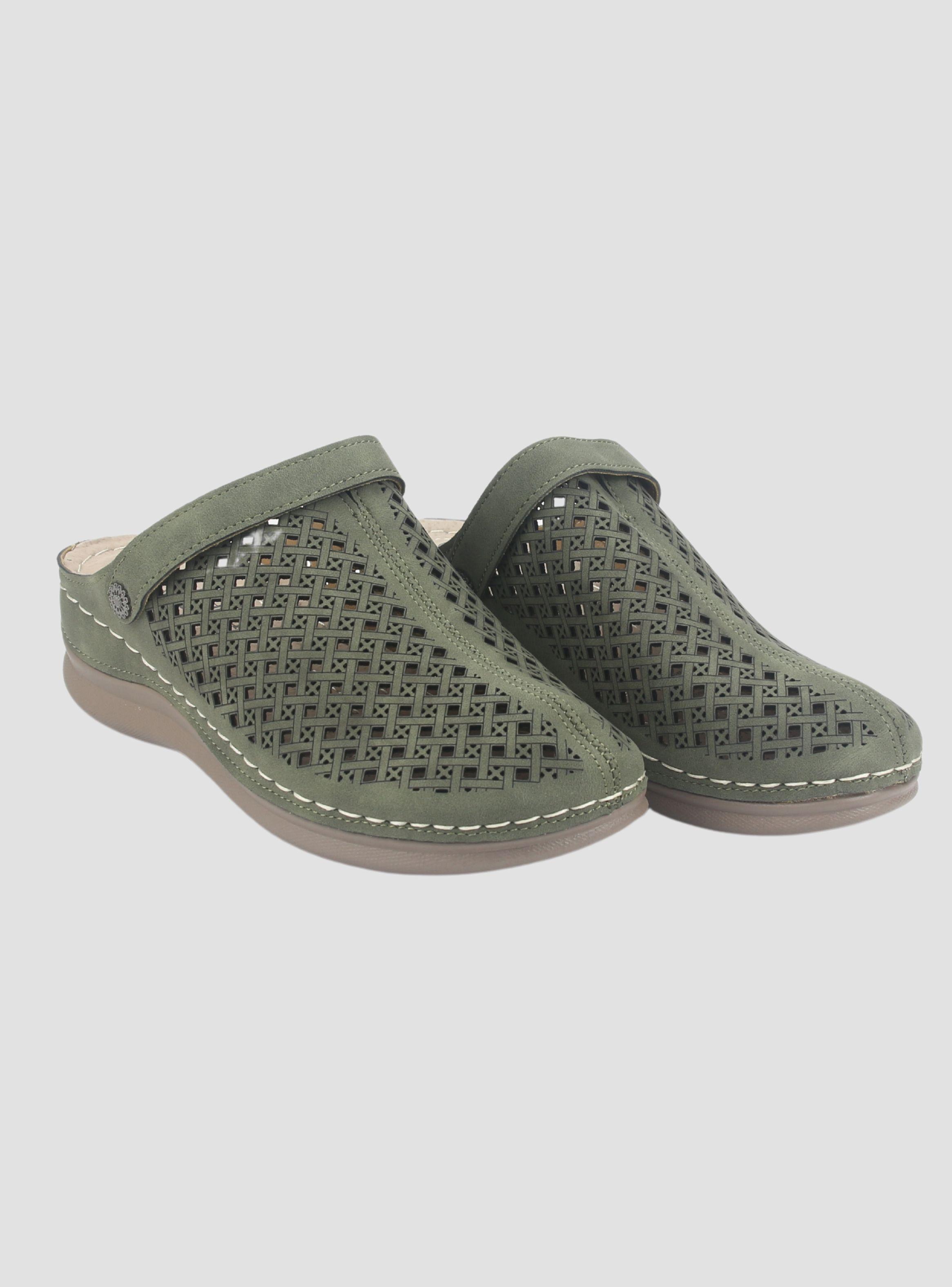 Zapato Chalada Mujer Musa-3 Verde Casual-4