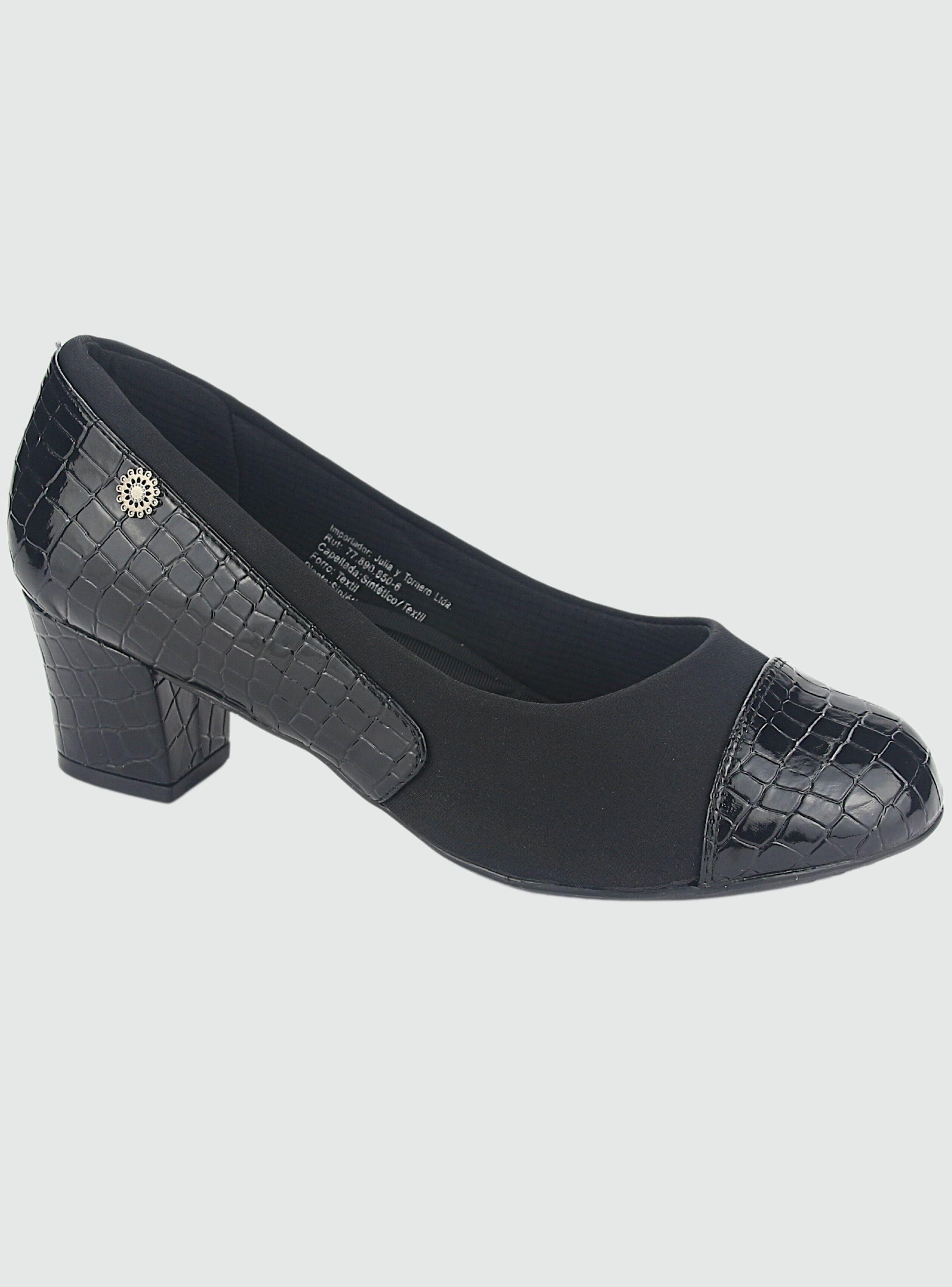 Zapato Chalada Mujer Flexi-15 Negro Casual-0