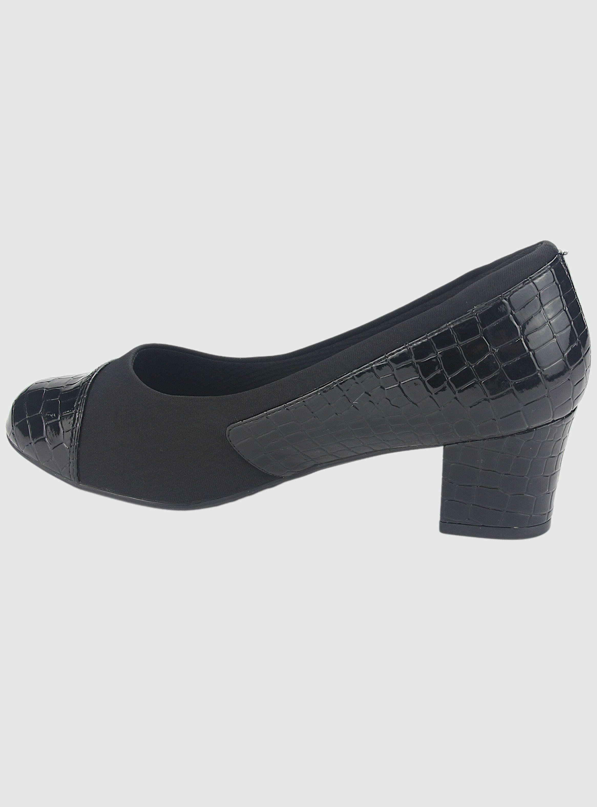 Zapato Chalada Mujer Flexi-15 Negro Casual-1