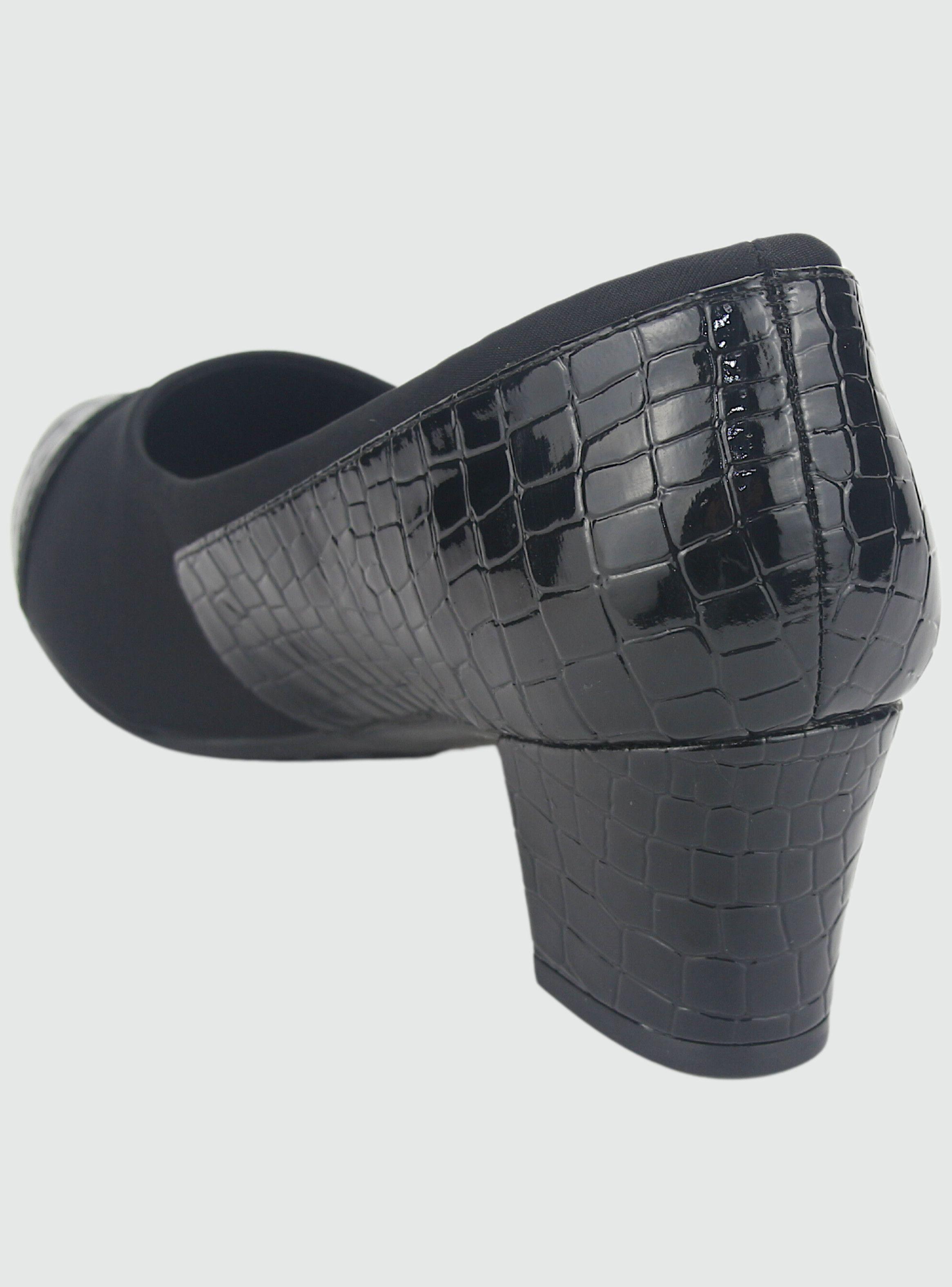 Zapato Chalada Mujer Flexi-15 Negro Casual-3