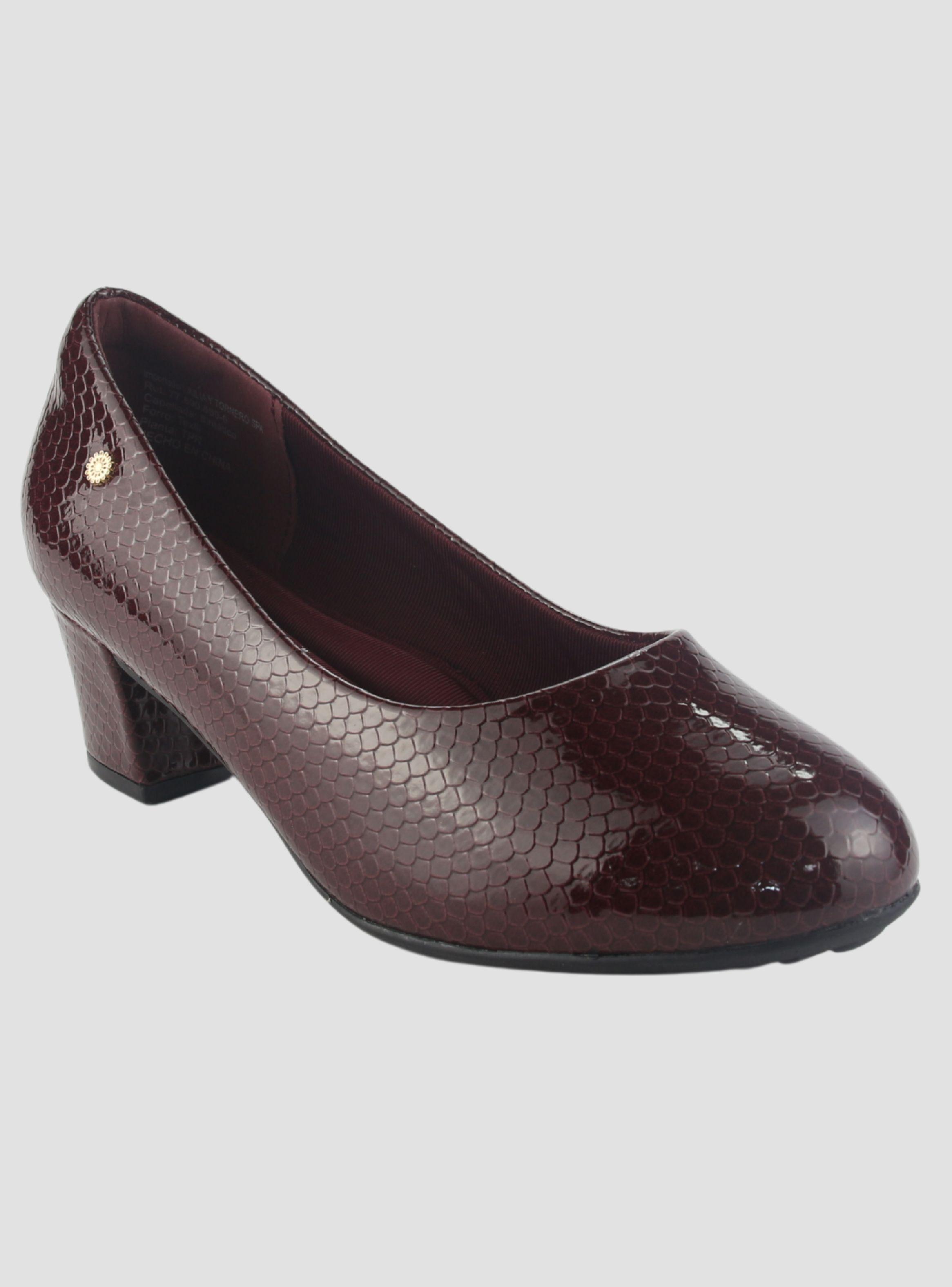 Zapato Chalada Mujer Flexi-58 Burdeo Casual-2
