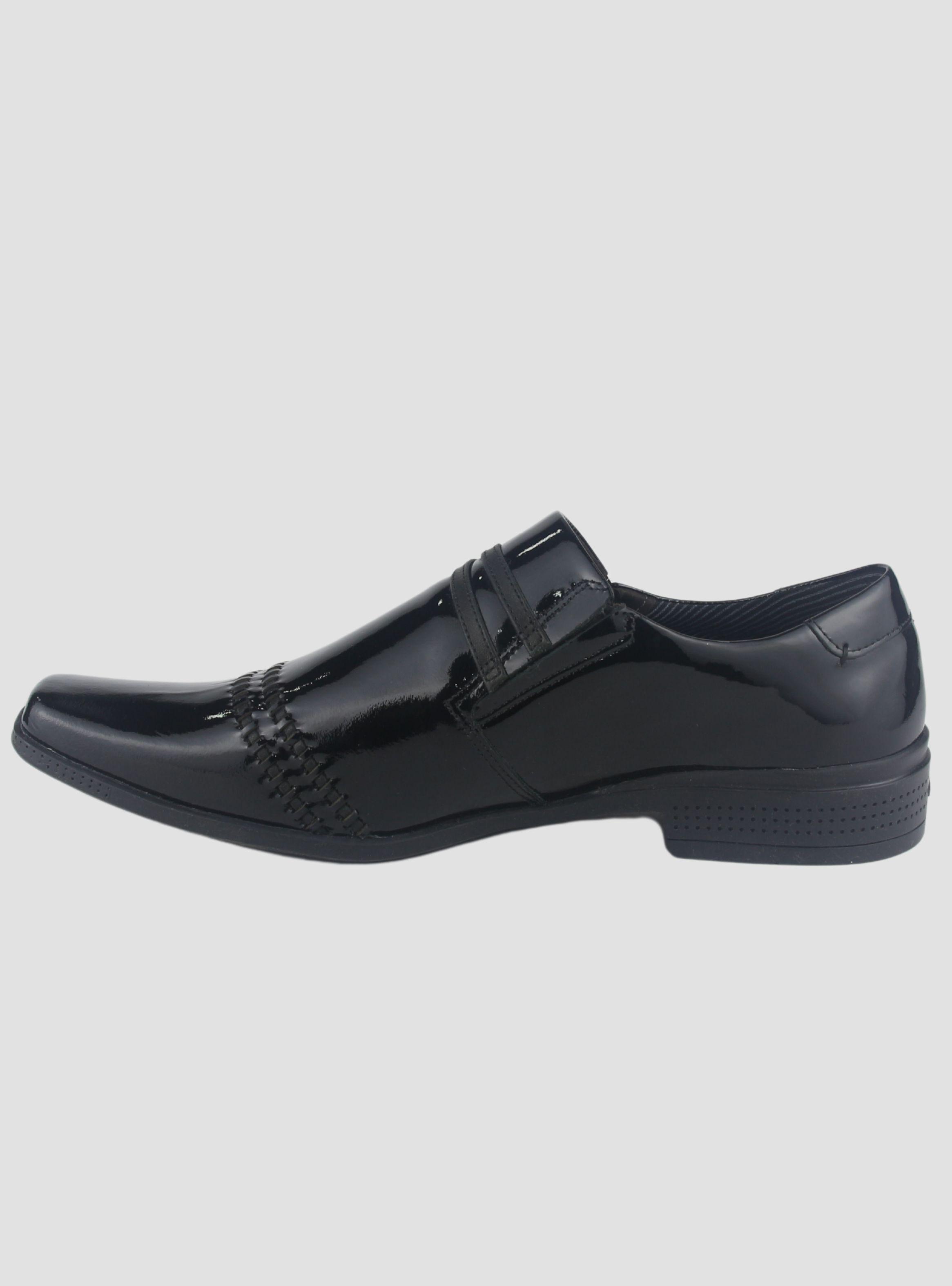 Zapato Ferracini Hombre 4349 Frankfurt Negro Charol Casual-1