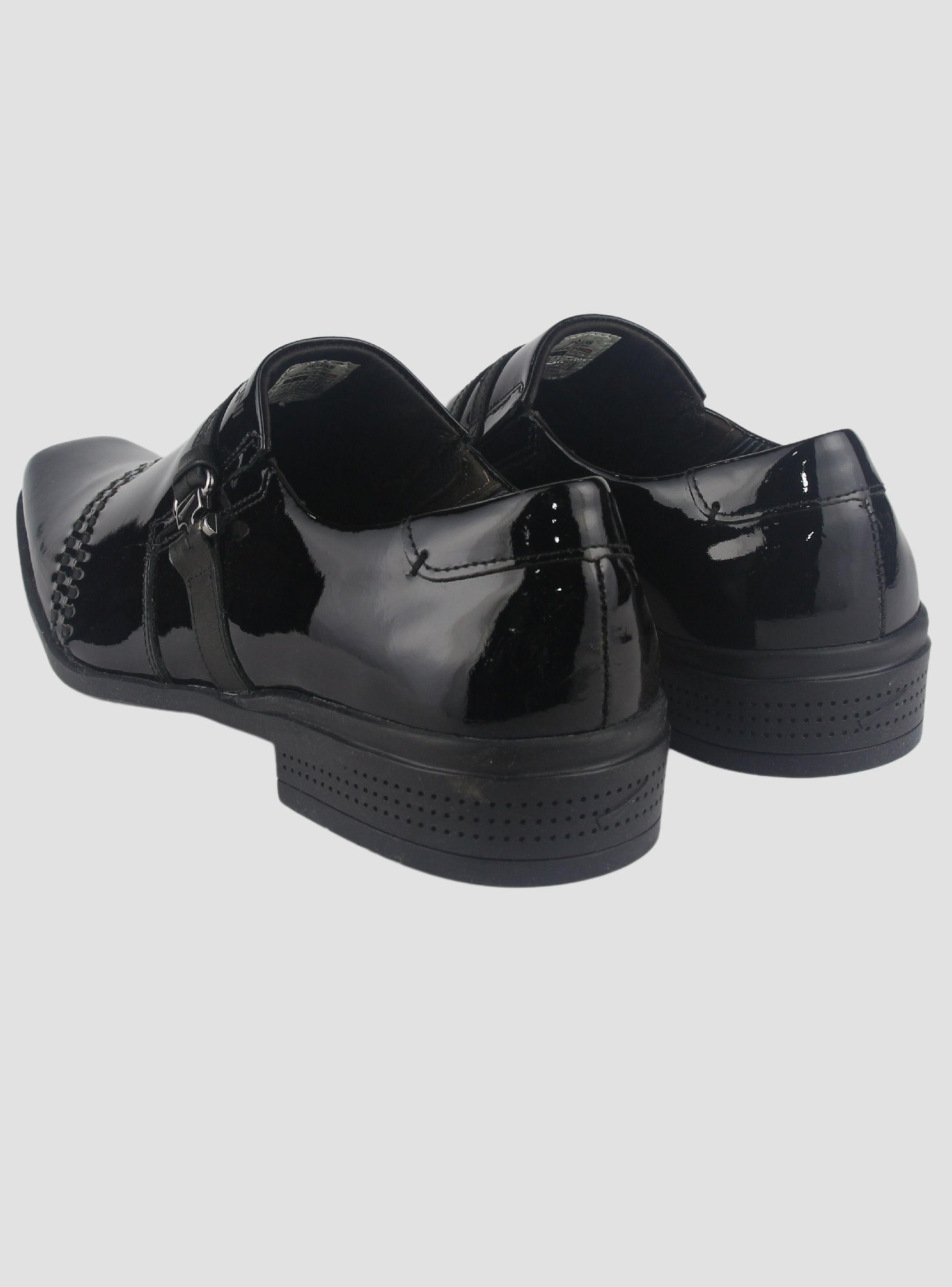 Zapato Ferracini Hombre 4349 Frankfurt Negro Charol Casual-5