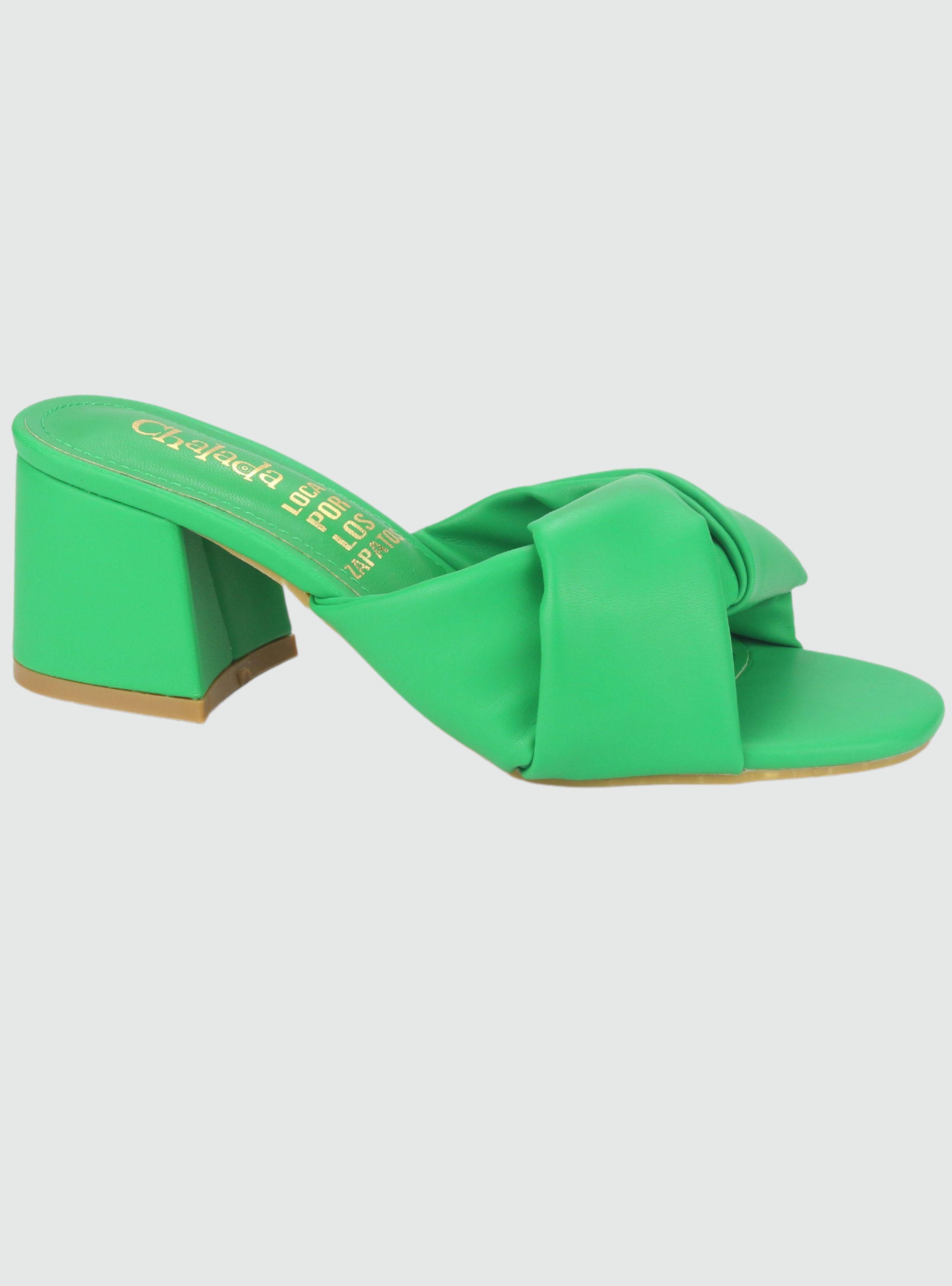Sandalia Chalada Mujer Merlina-88 Verde Casual-0