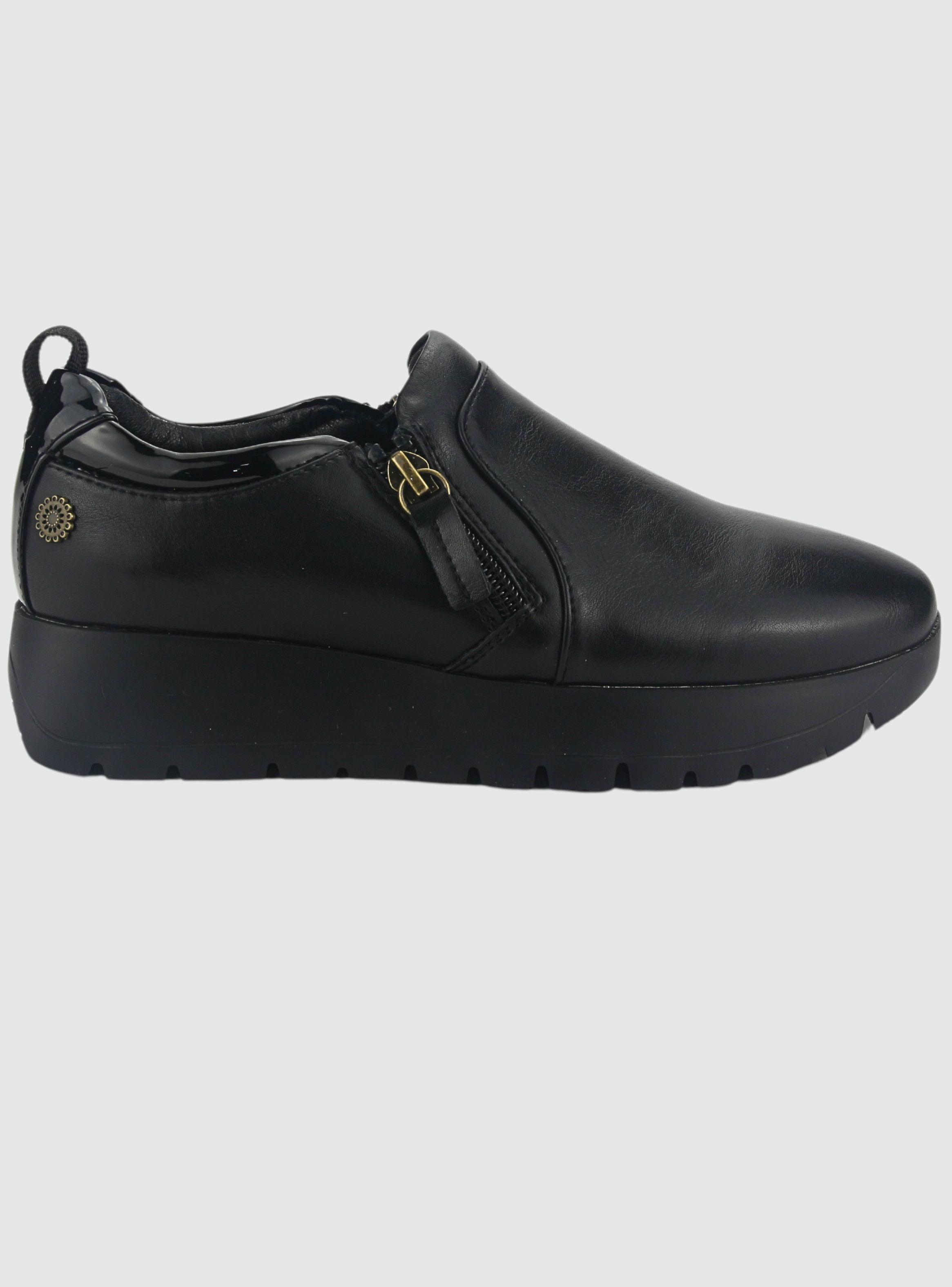 Zapato Chalada Mujer Wonder-6 Negro Casual-0
