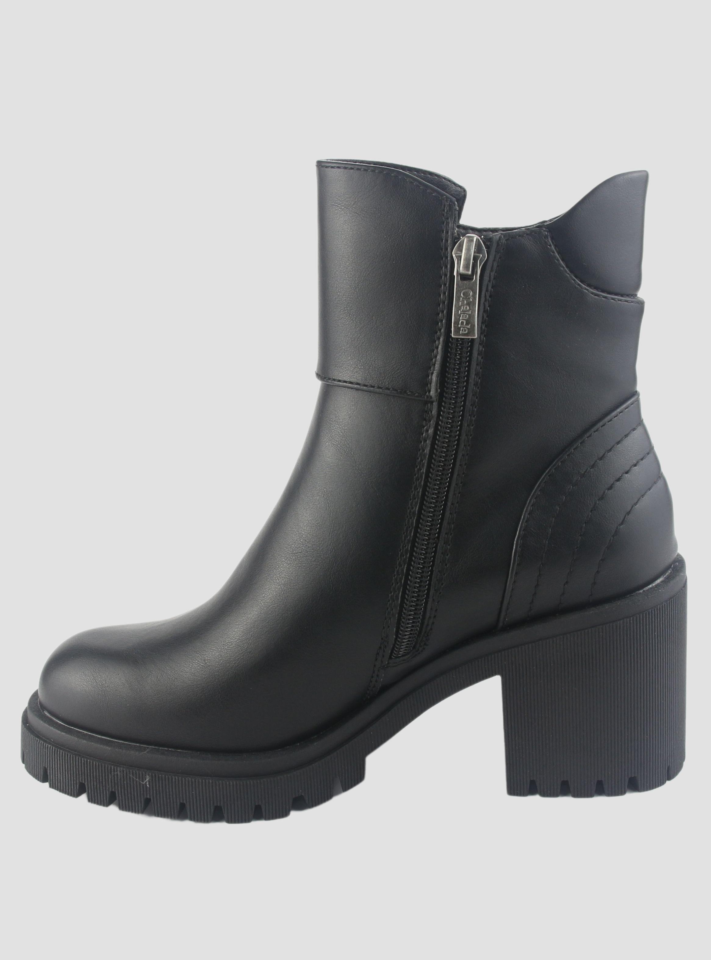 Botin Chalada Mujer Jordi-9 Negro Casual-1