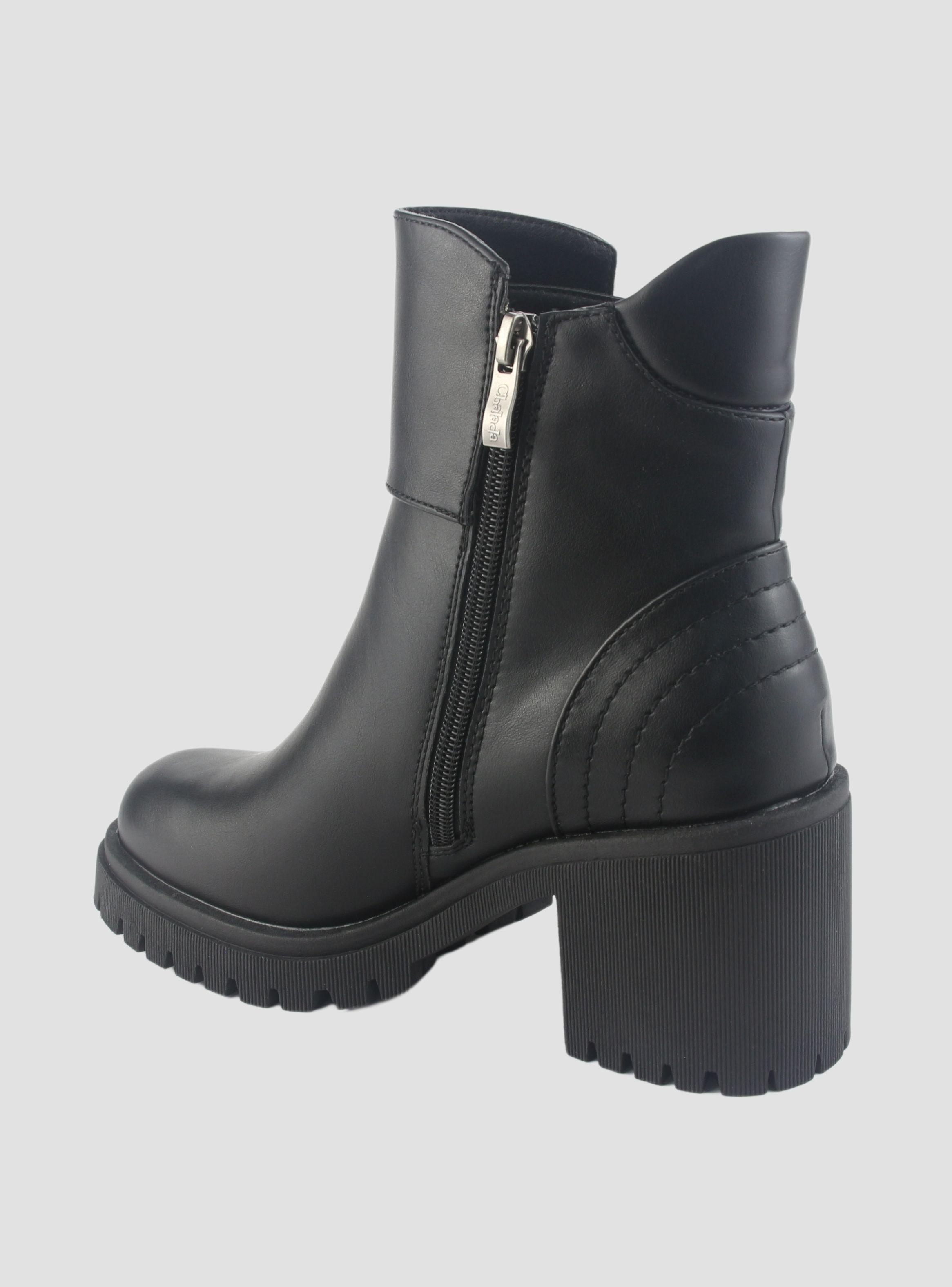 Botin Chalada Mujer Jordi-9 Negro Casual-3