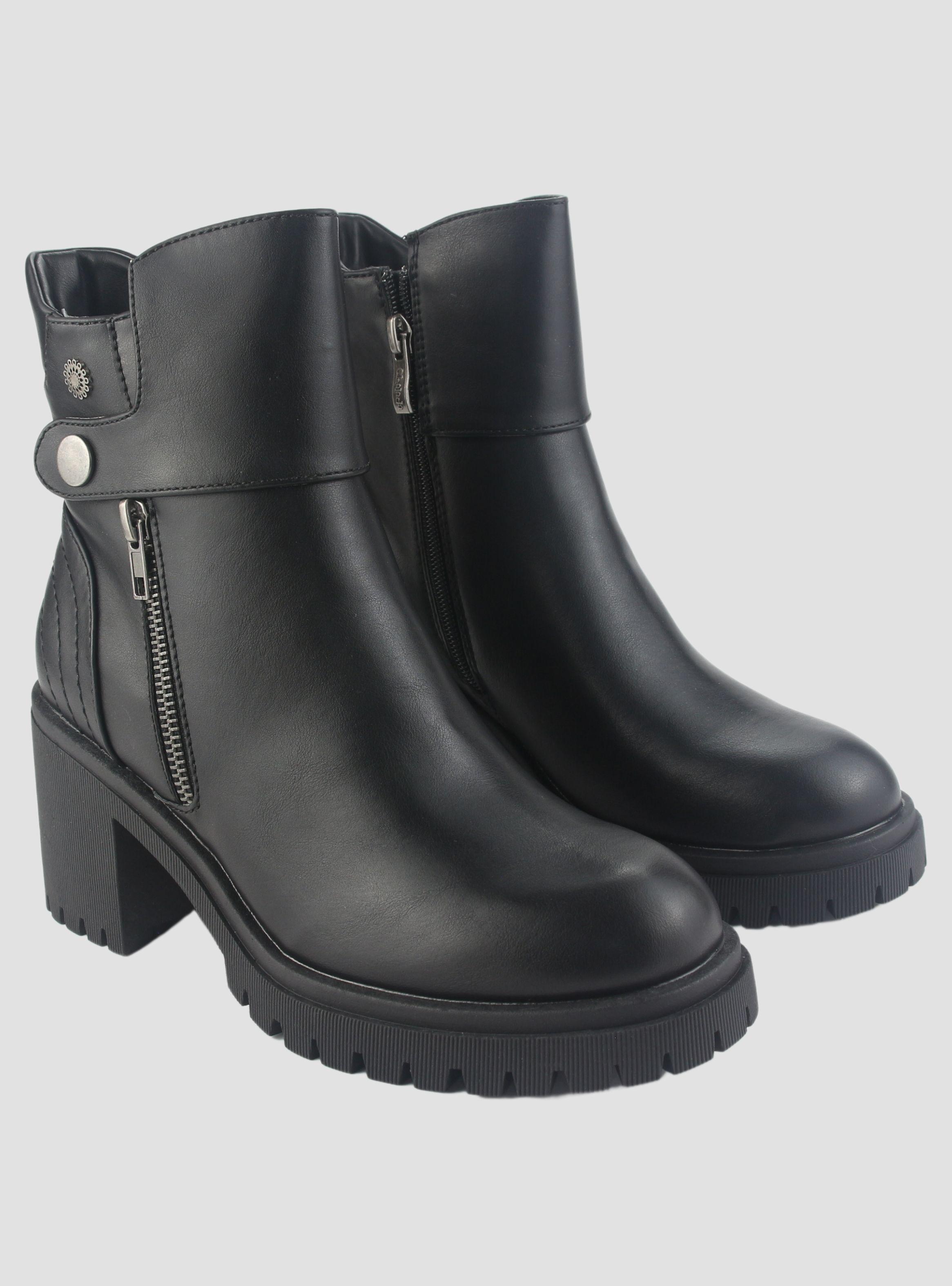 Botin Chalada Mujer Jordi-9 Negro Casual-4
