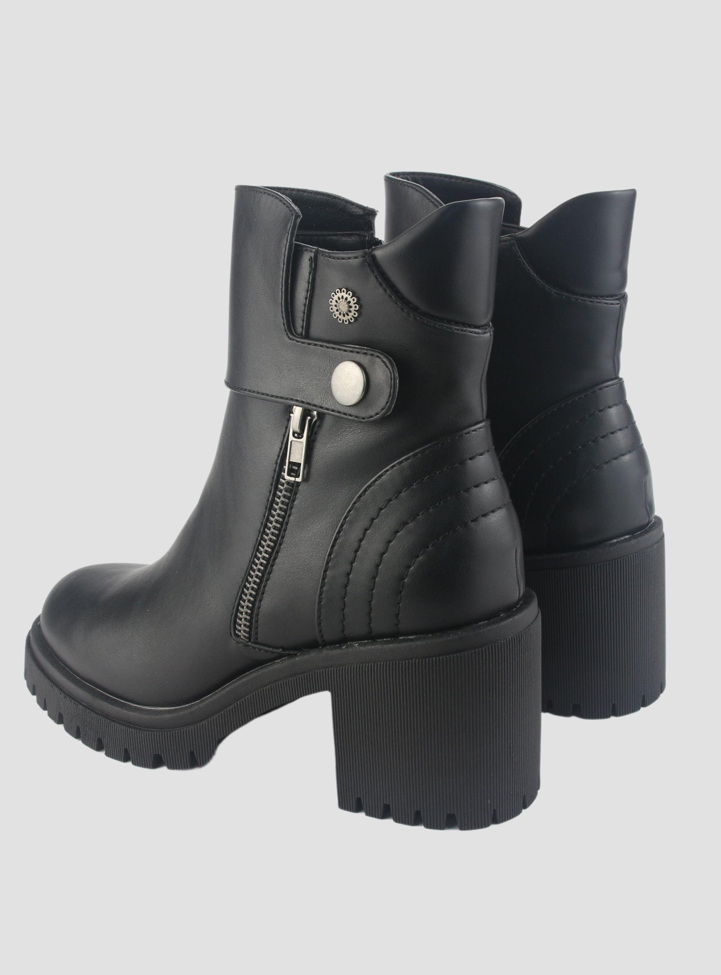 Botin Chalada Mujer Jordi-9 Negro Casual-5