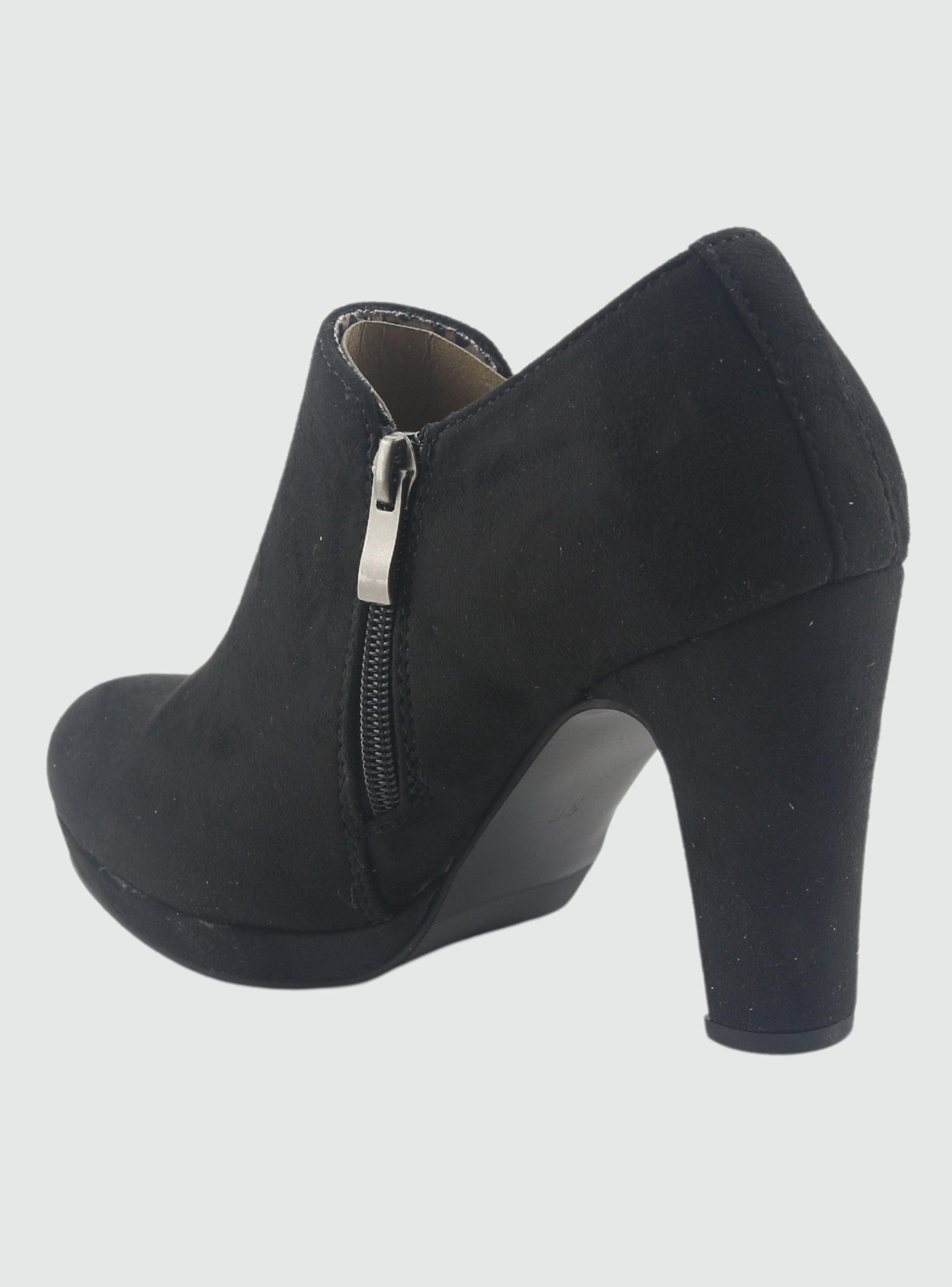 Botin Chalada Mujer Plataform-8 Negro Casual-3