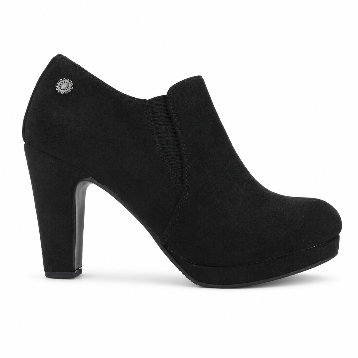 Botin Chalada Mujer Plataform-8 Negro Casual-0