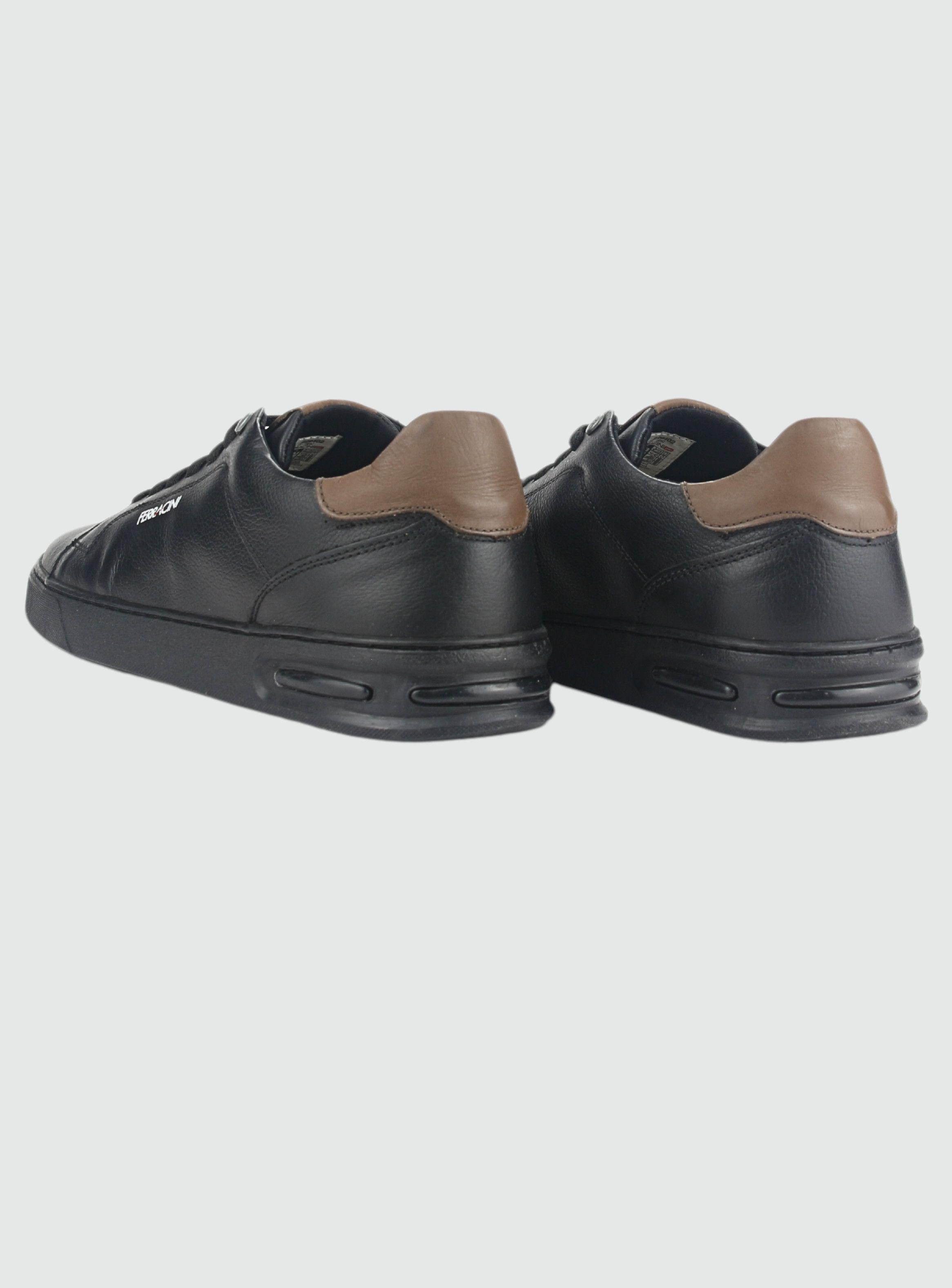 Zapatilla Ferracini Hombre 1826 Titan Negro Casual-5