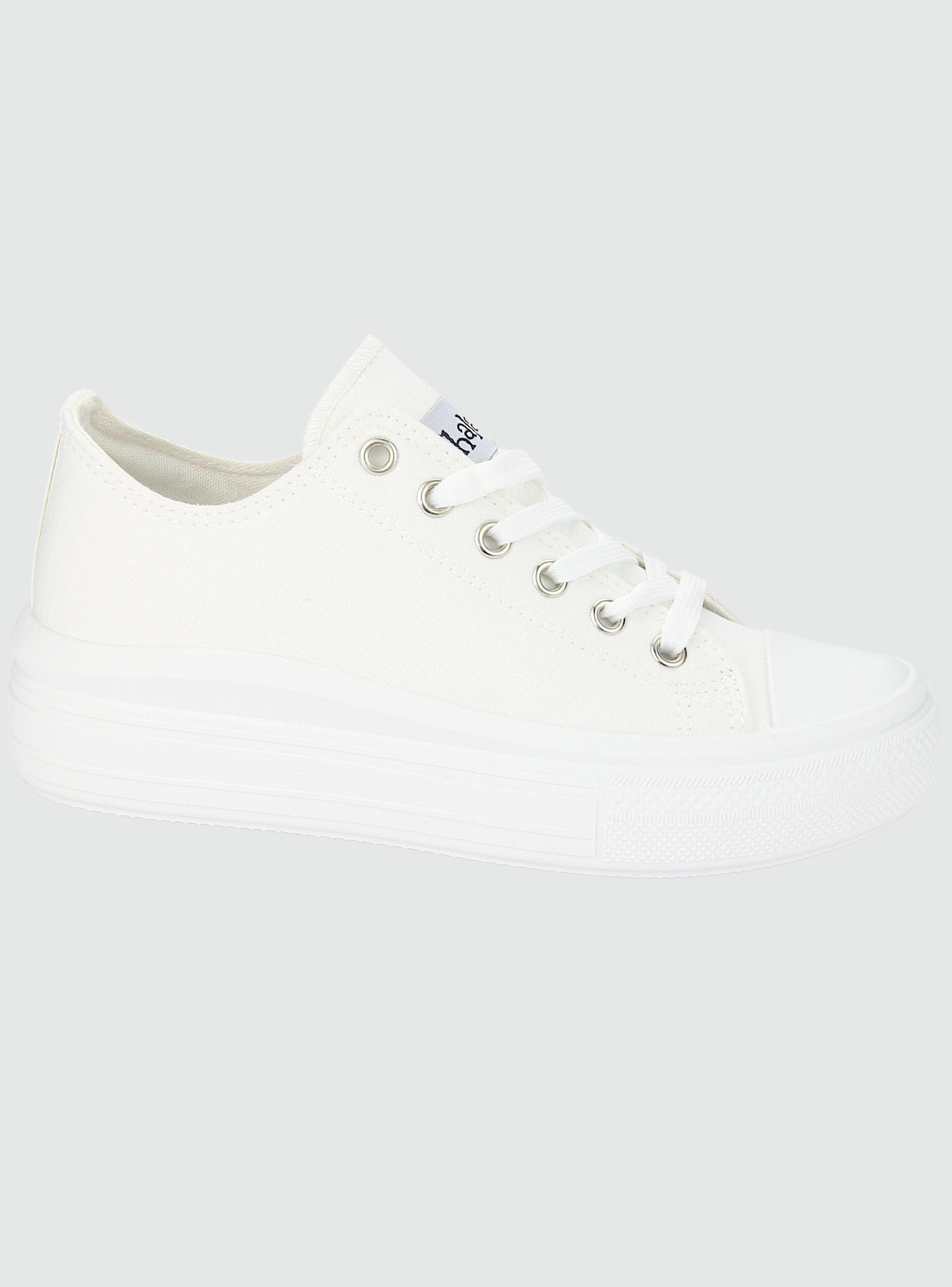 Zapatilla Chalada Mujer Clu-10 Blanco Plataforma-0