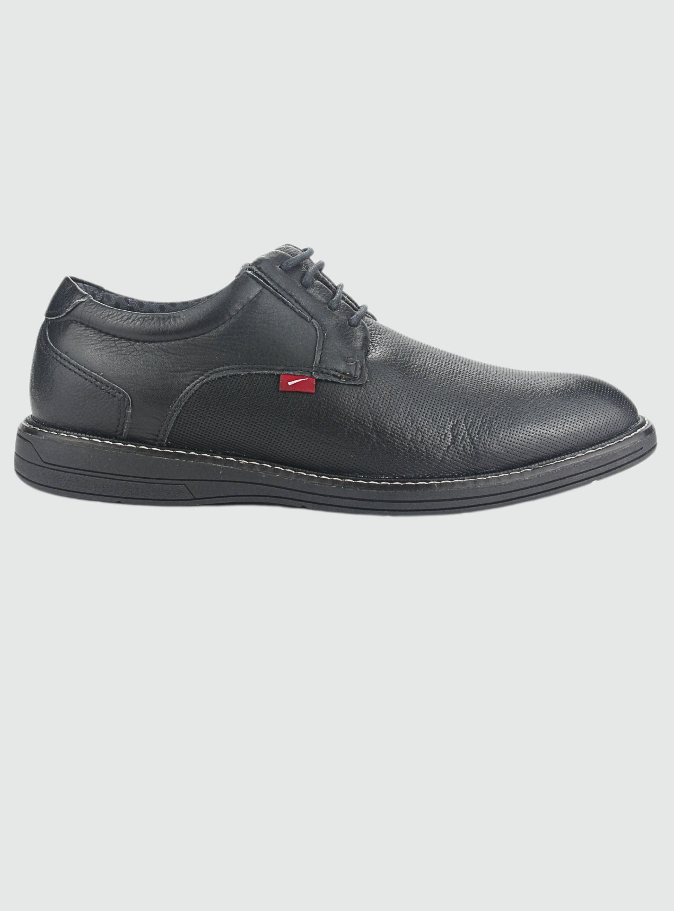 Zapato Ferracini Hombre 6152 Kingston Negro/Negro Casual-0