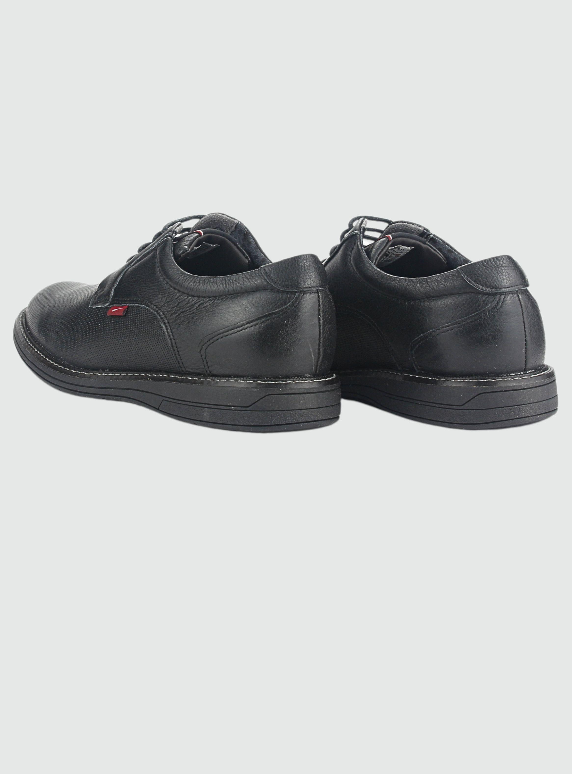 Zapato Ferracini Hombre 6152 Kingston Negro/Negro Casual-5