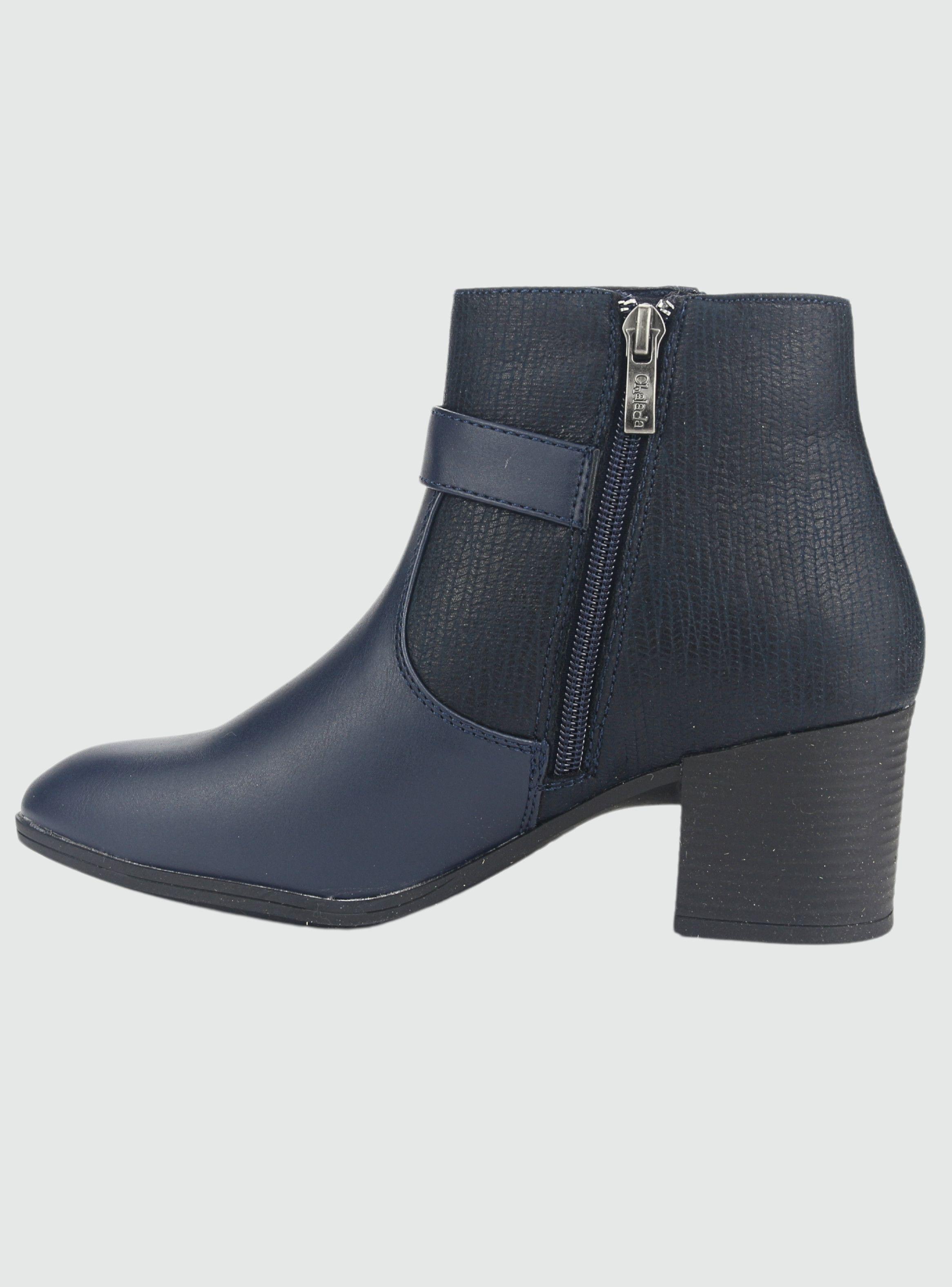 Botin Chalada Mujer Gally-4 Azul Marino Casual-1
