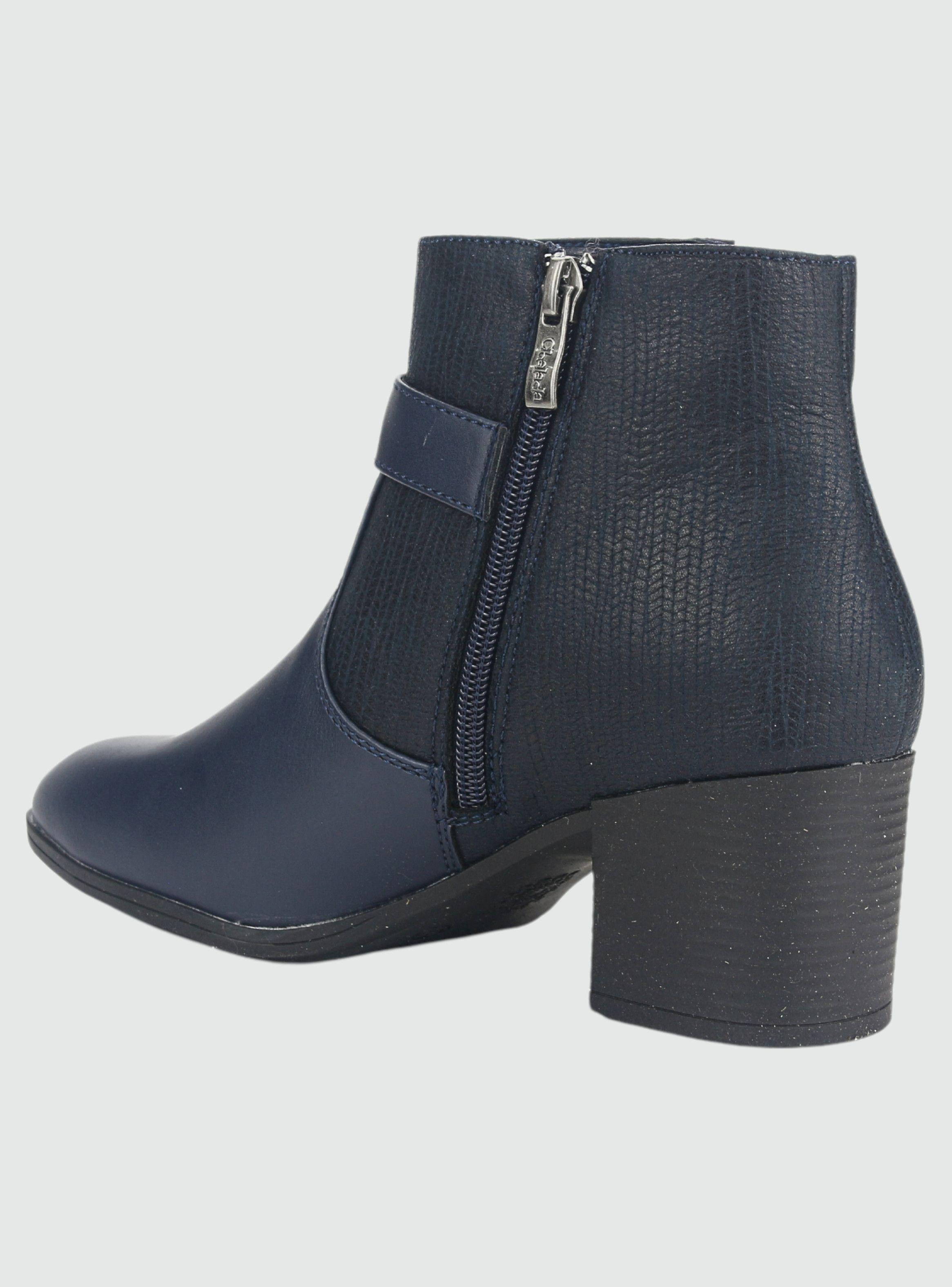 Botin Chalada Mujer Gally-4 Azul Marino Casual-3