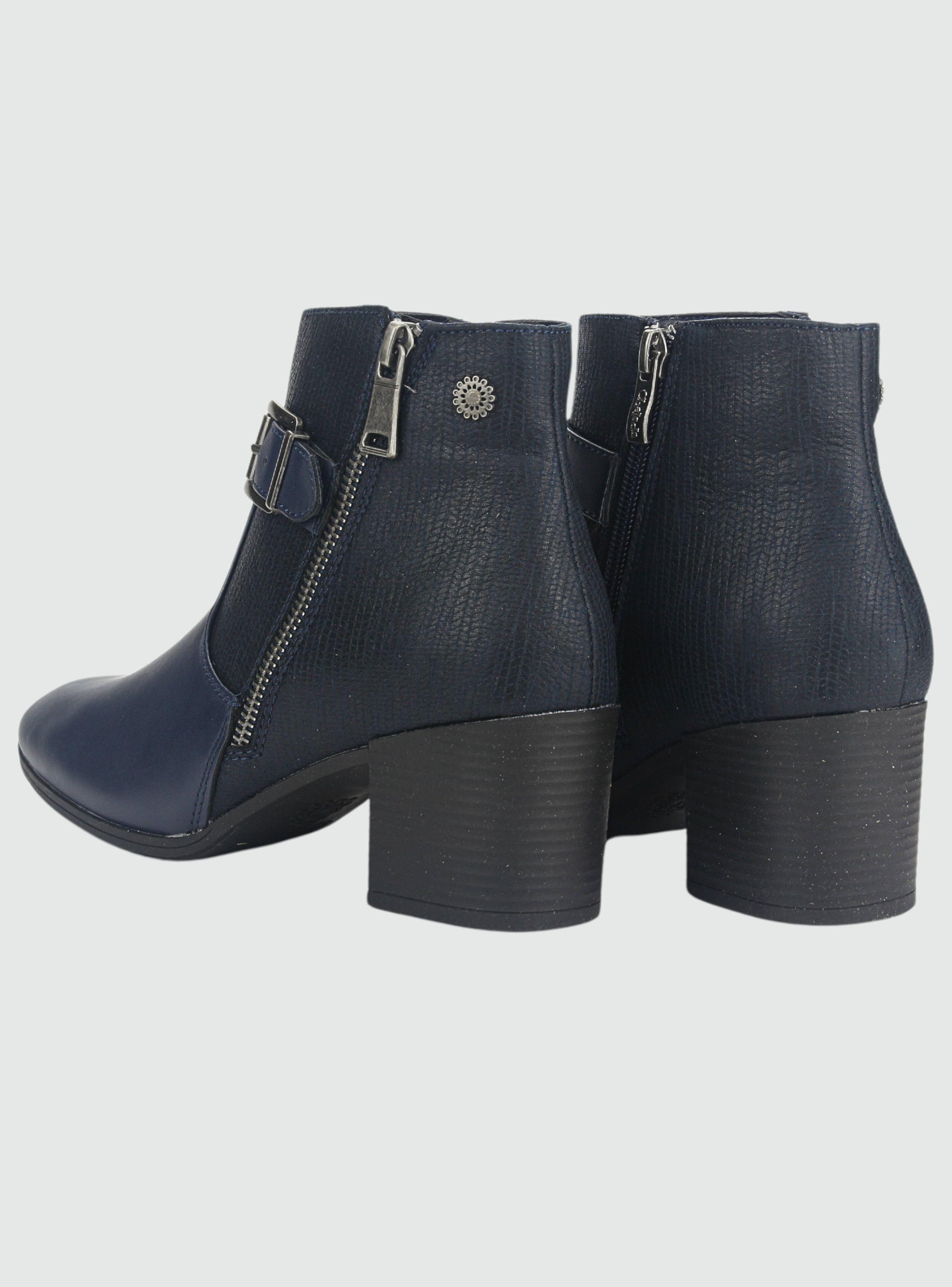 Botin Chalada Mujer Gally-4 Azul Marino Casual-5