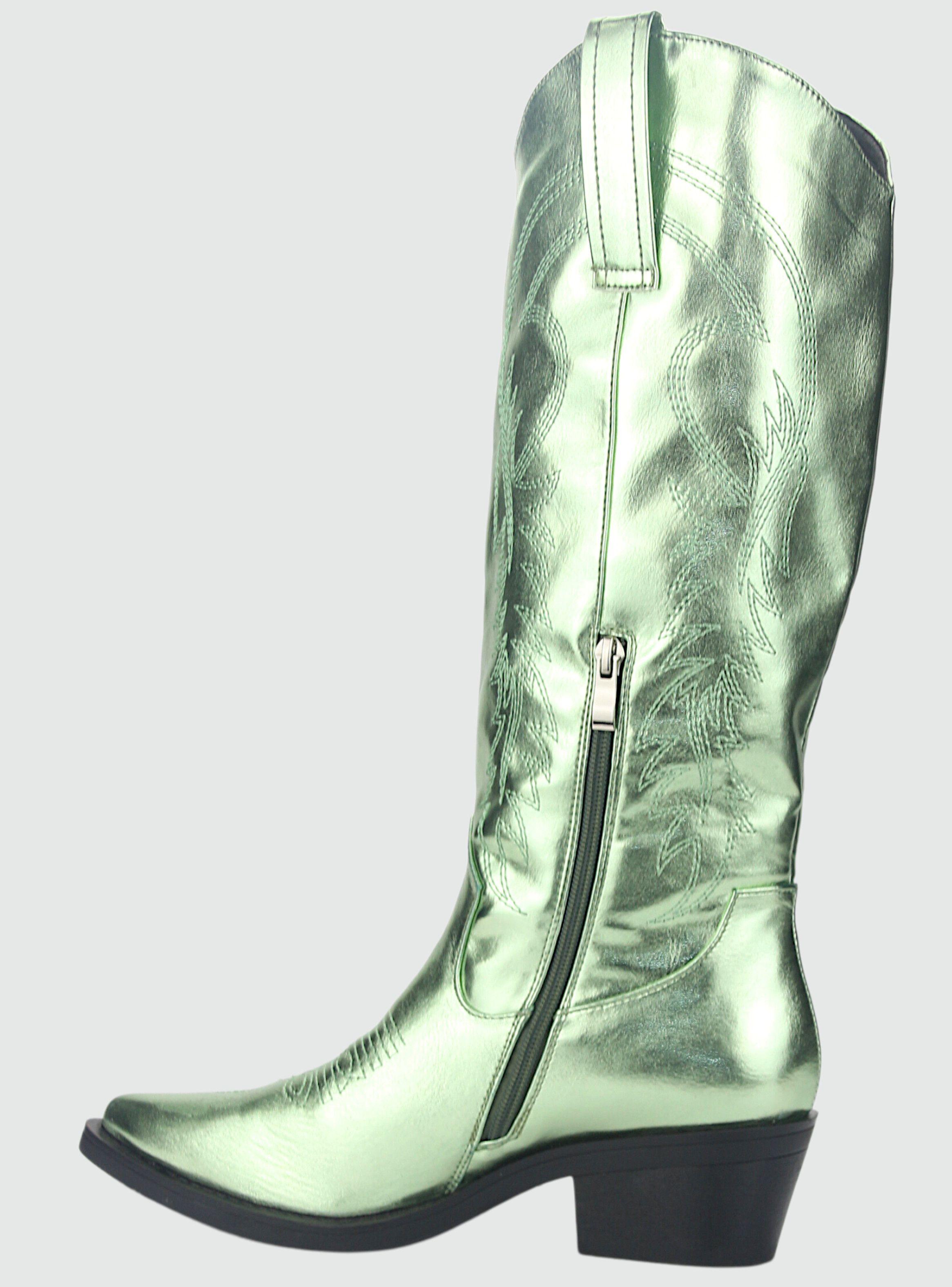 Bota Chalada Mujer West-21 Verde Casual-1