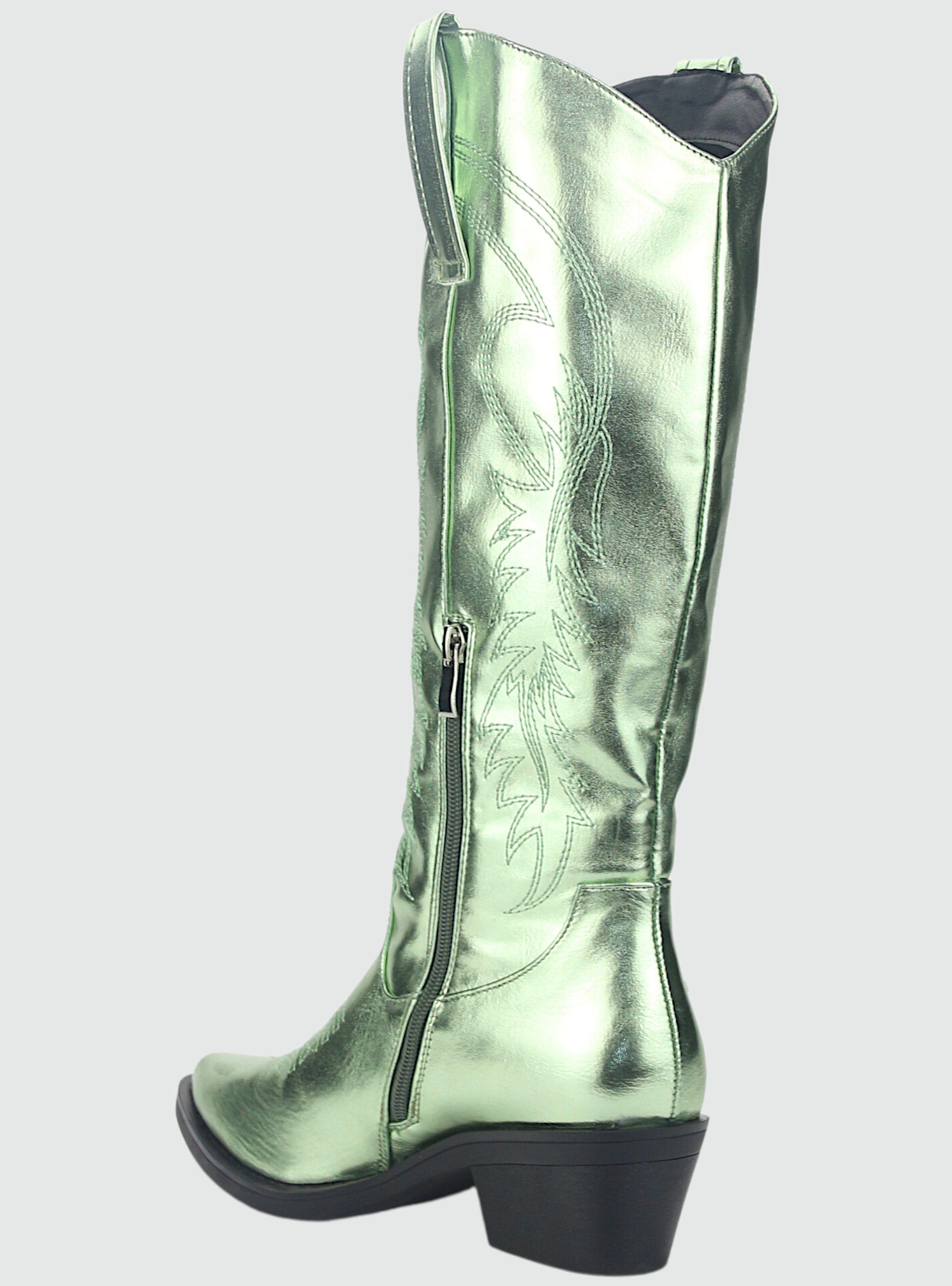 Bota Chalada Mujer West-21 Verde Casual-3