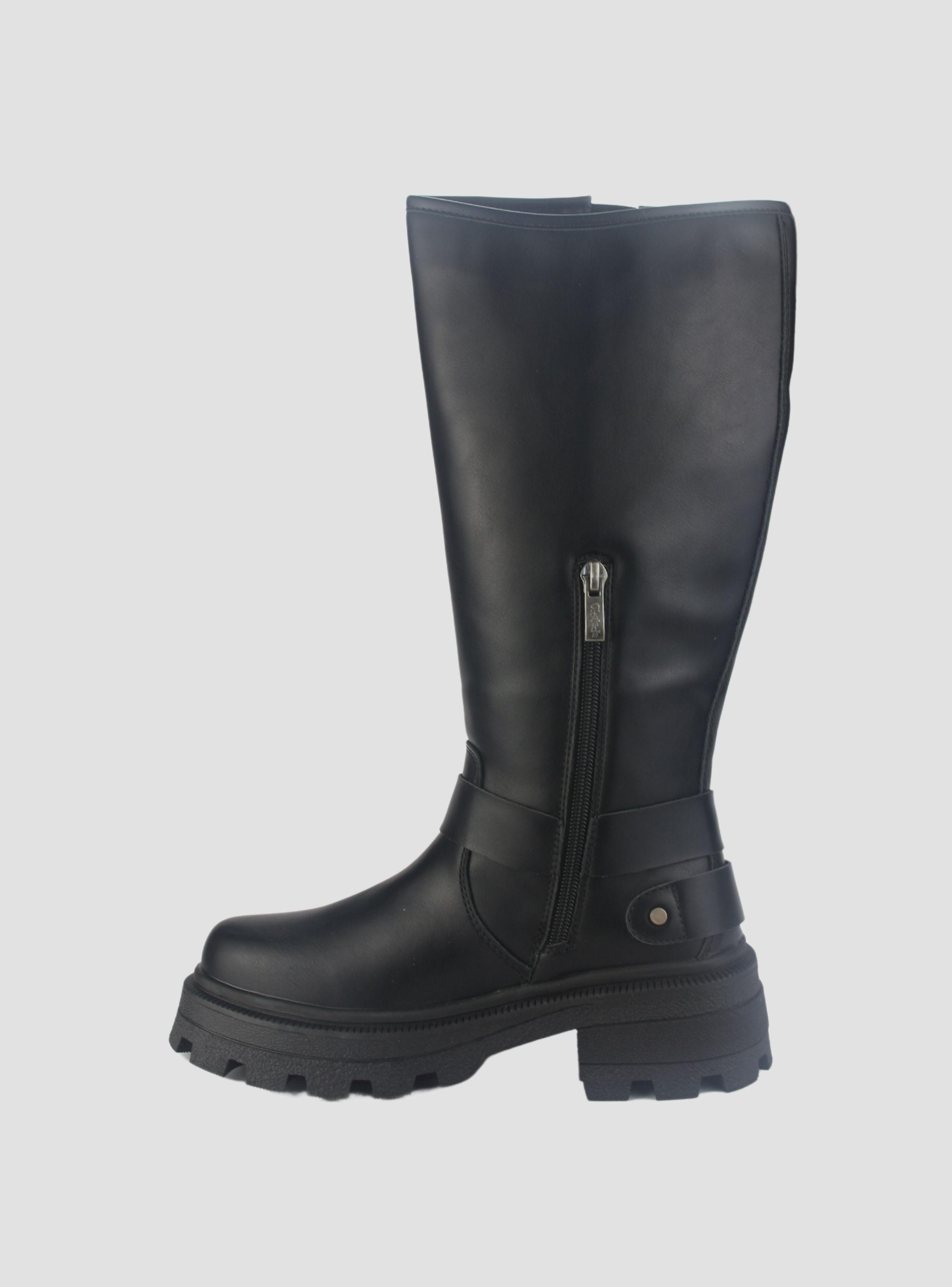 Bota Chalada Mujer Triva-1 Negro Casual-1