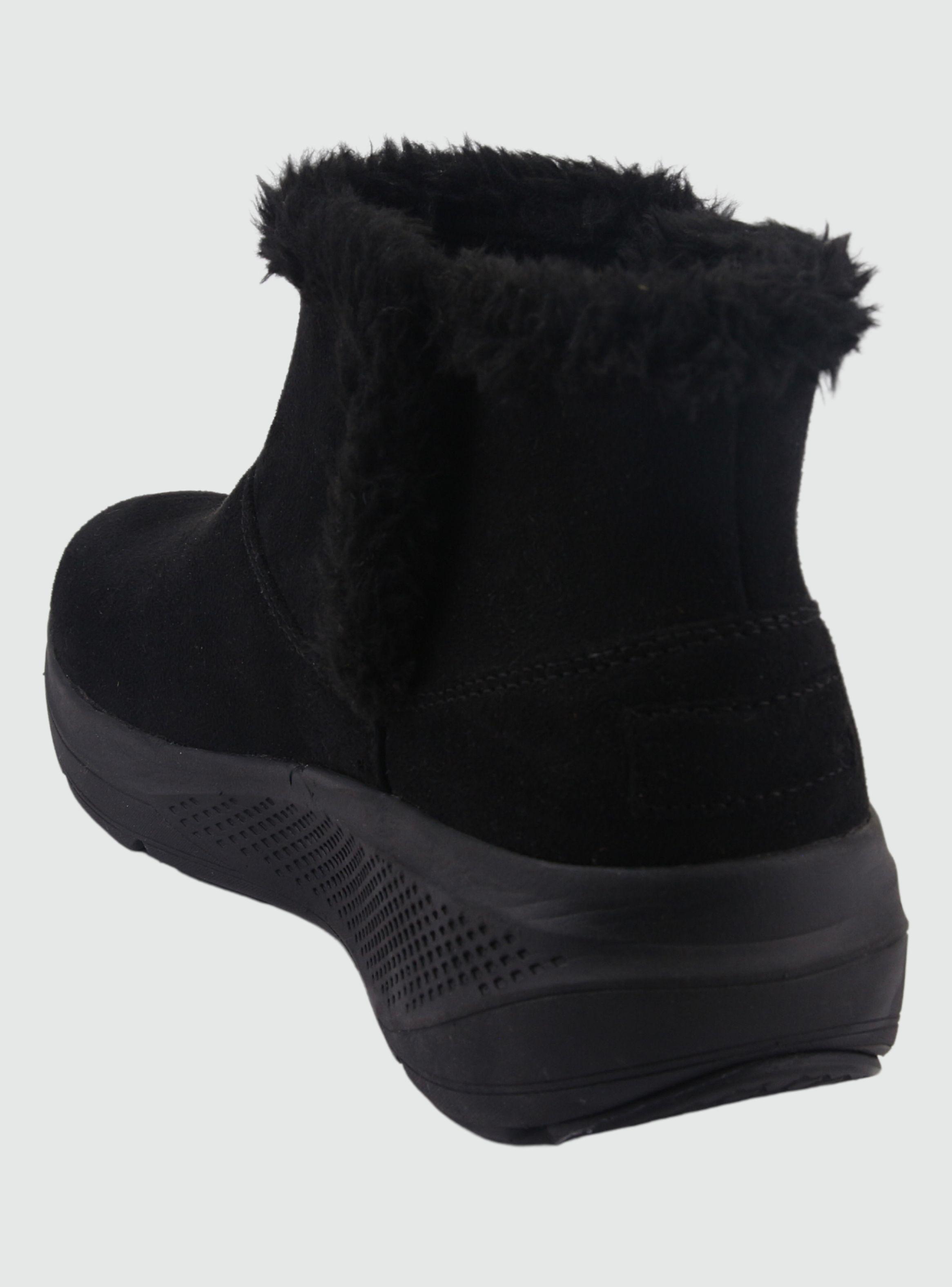 Botin Funway Mujer Crew-3 Negro Casual-3