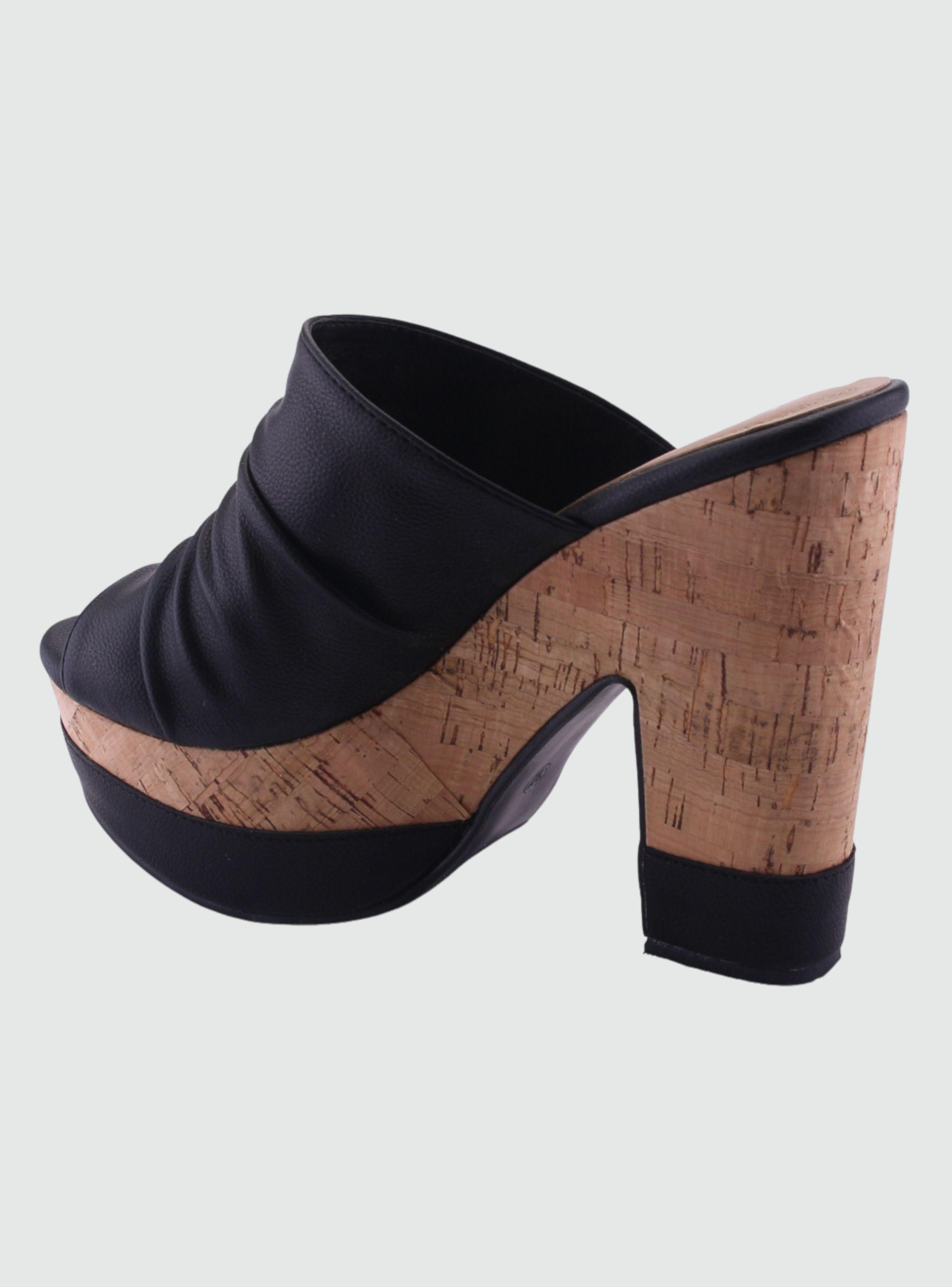 Sandalia Chalada Mujer Fatto-1 Negro Moda-1