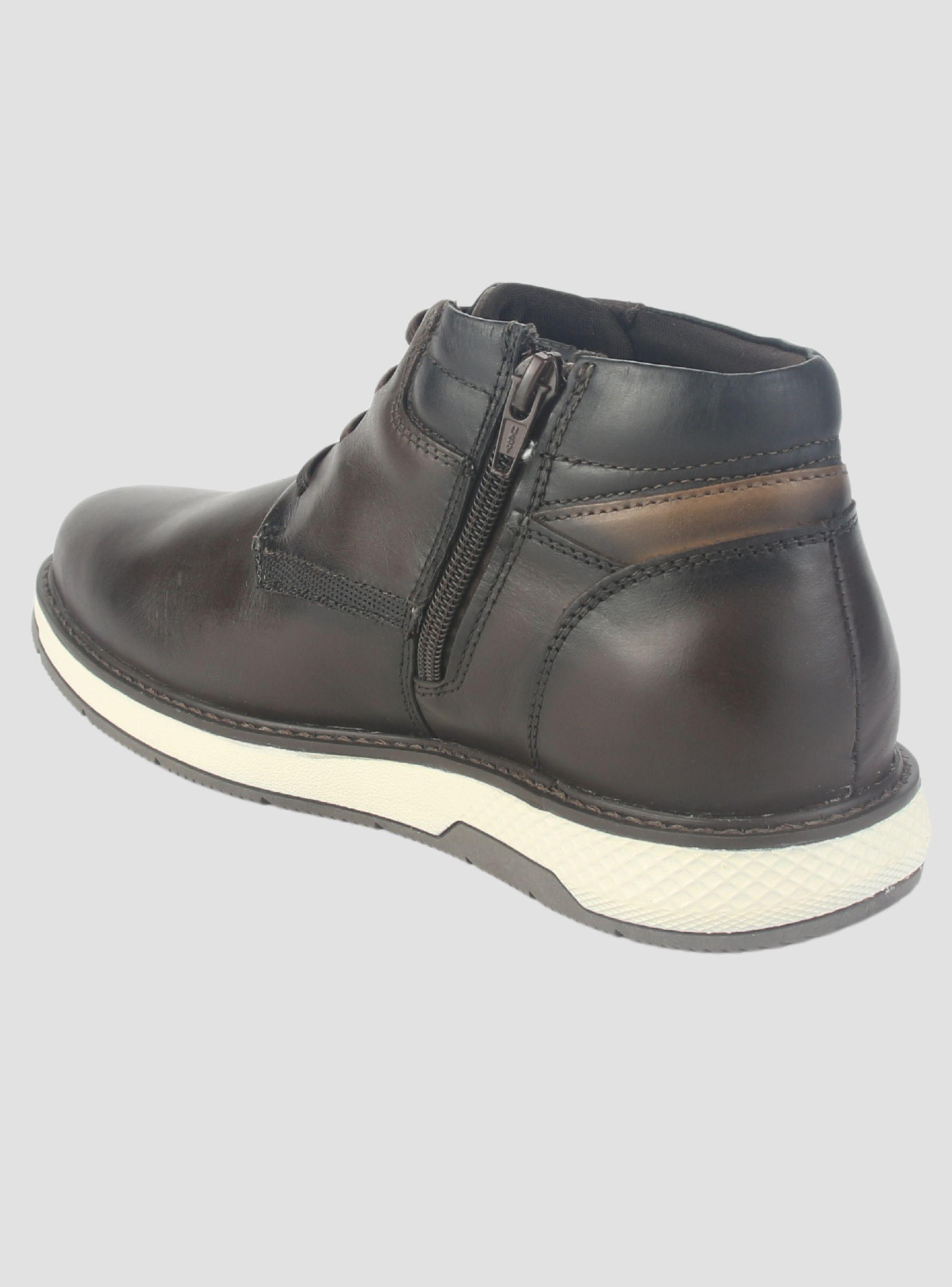 Botin Ferracini Hombre 4172 Wembley Café Oscuro Casual-3