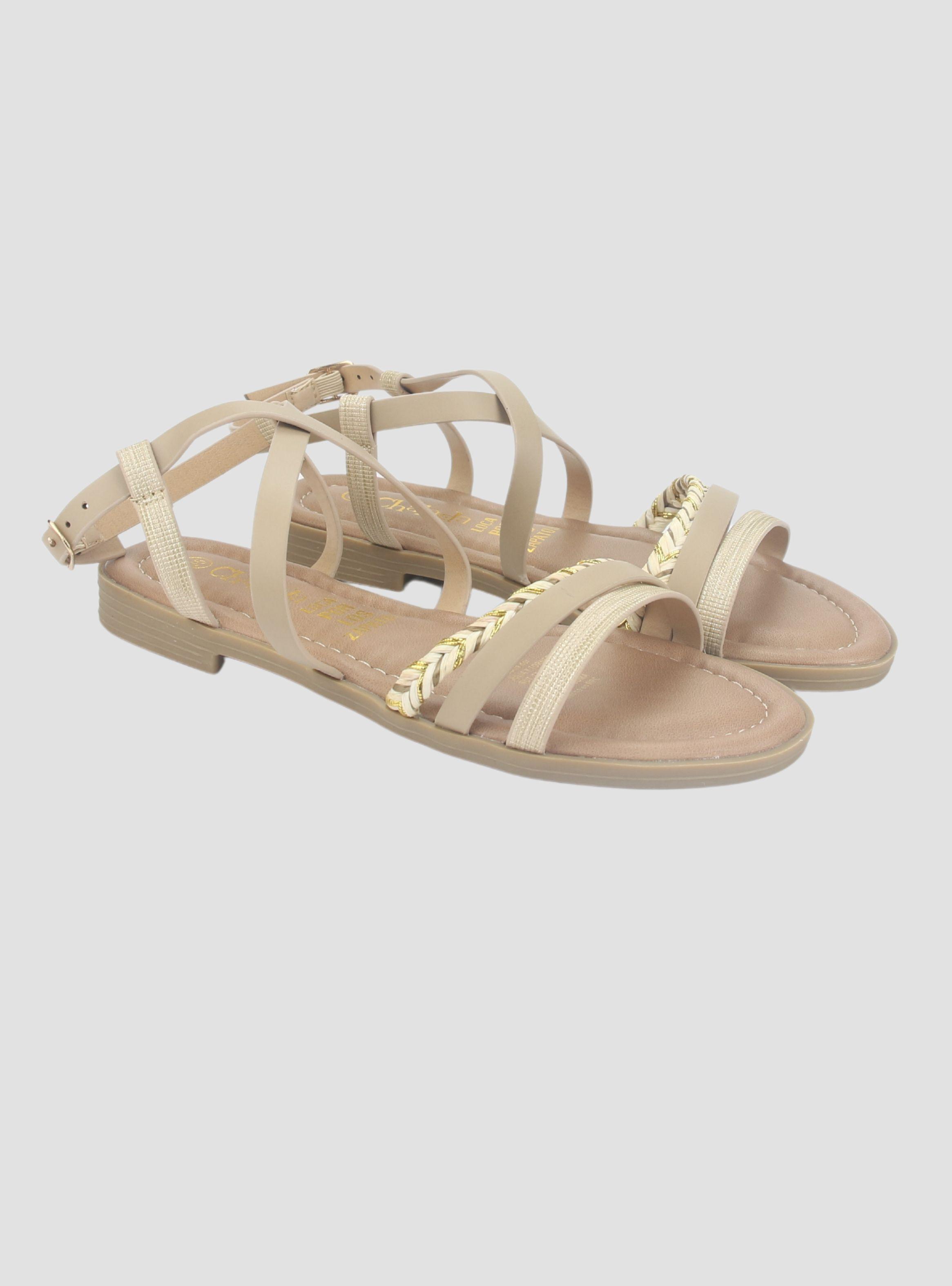 Sandalia Chalada Mujer Call-26 Beige Plana-2