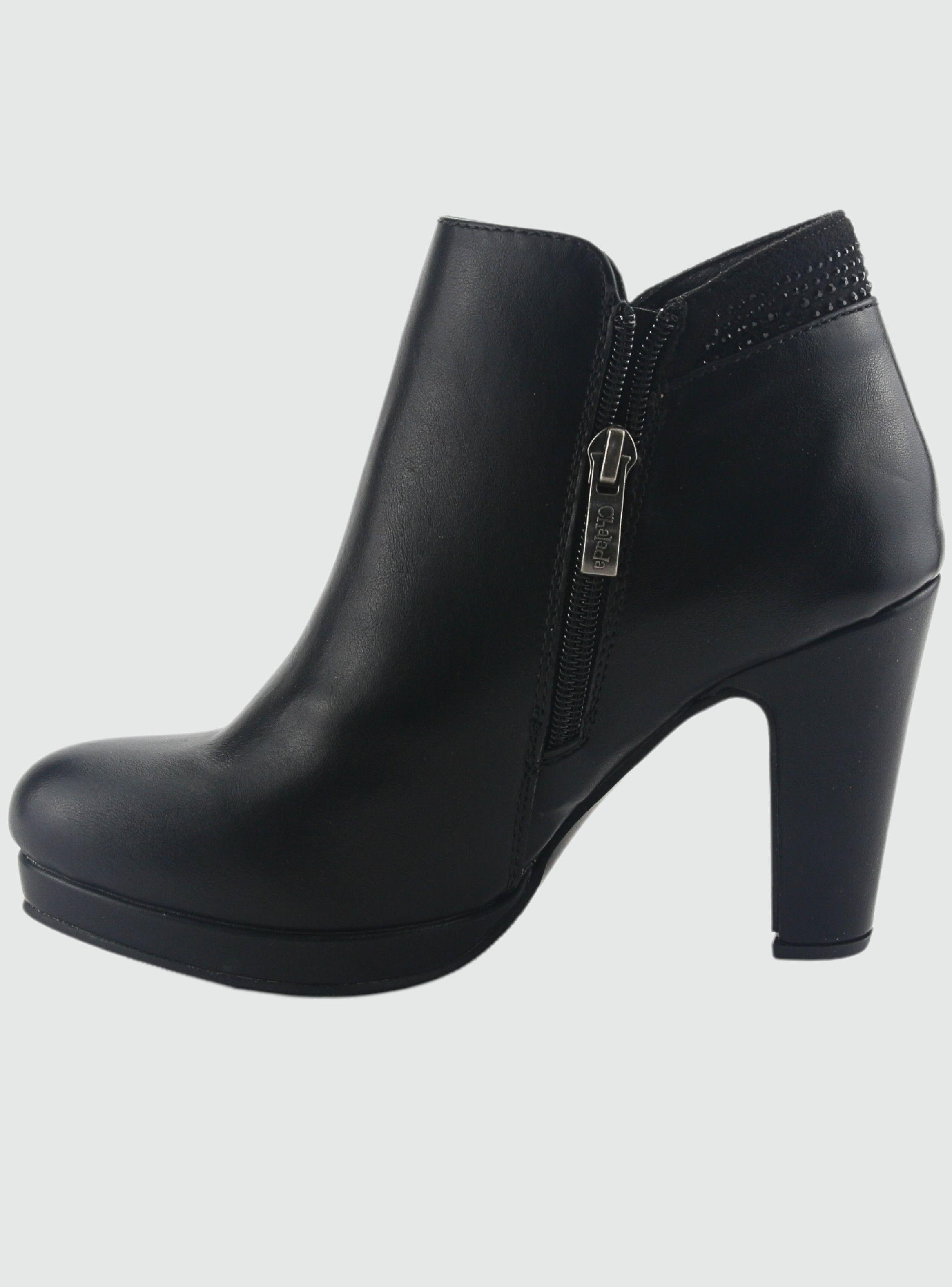 Botin Chalada Mujer Bambina-21 Negro Casual-1