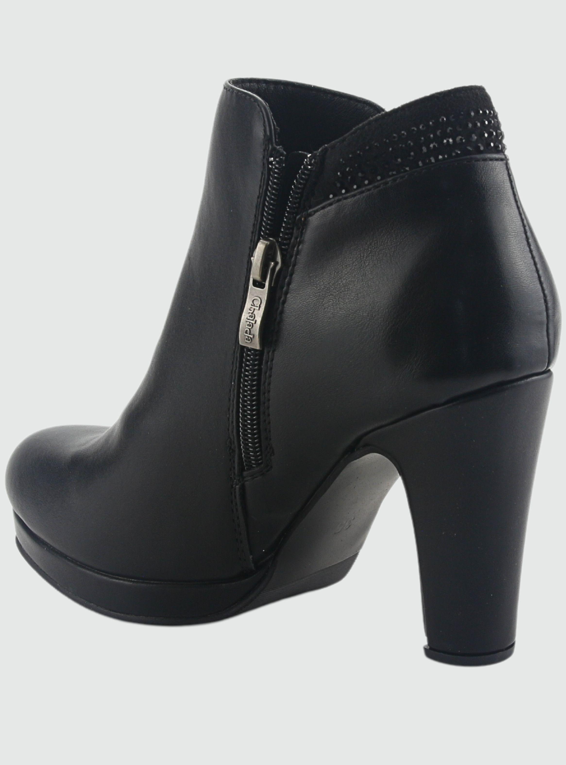 Botin Chalada Mujer Bambina-21 Negro Casual-3