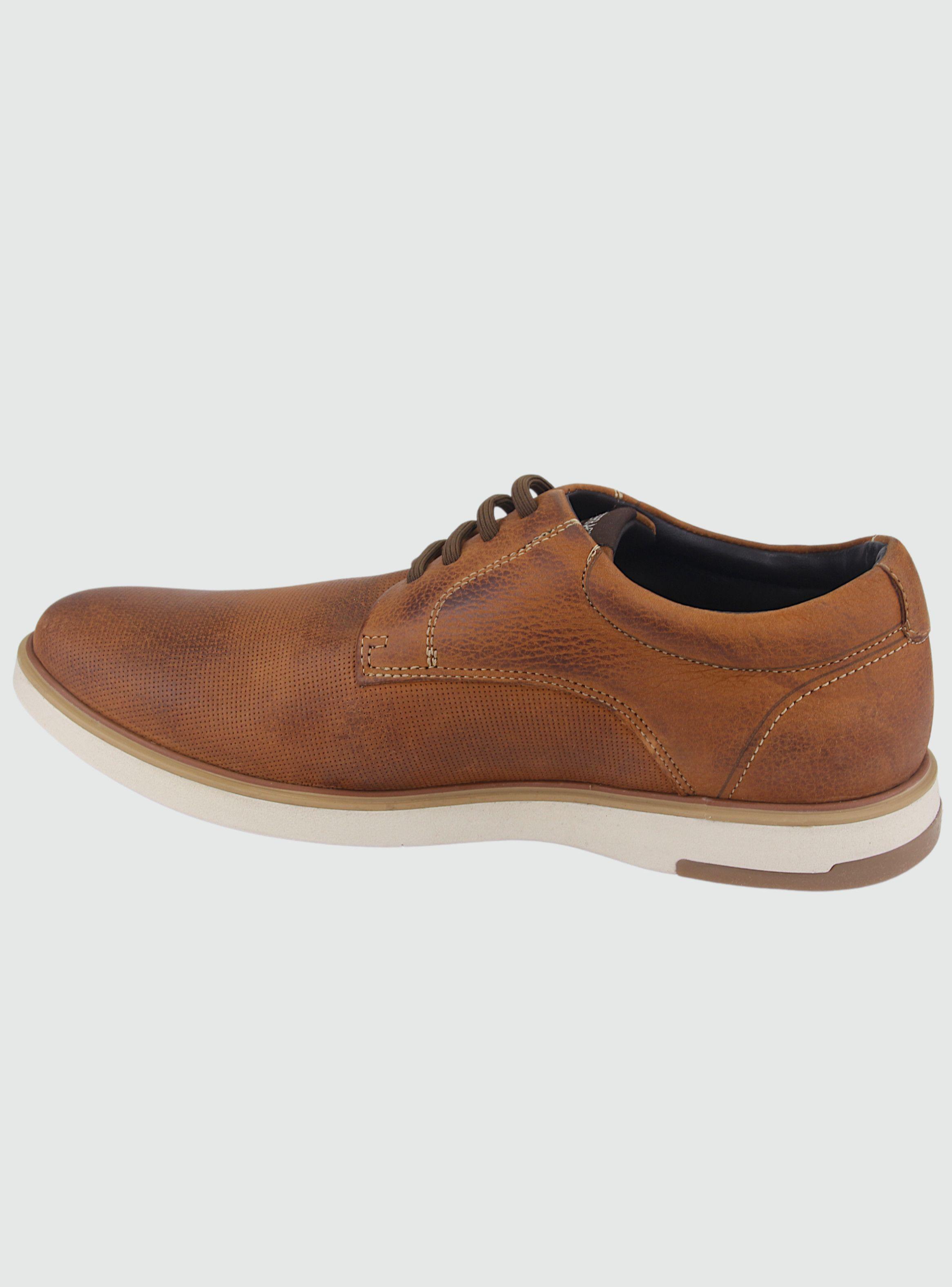 Zapato Ferracini Hombre 3025 Camel Casual-1